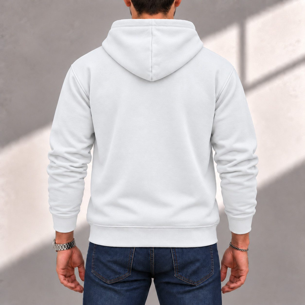 S&S Kapuzensweatshirt Hoodie Herren Kapuzenpullover Moderne Sweatshirt Baumwollmischung (Packung, 1-tlg) Fleece Pullover Hoody – Bild 4 von 5