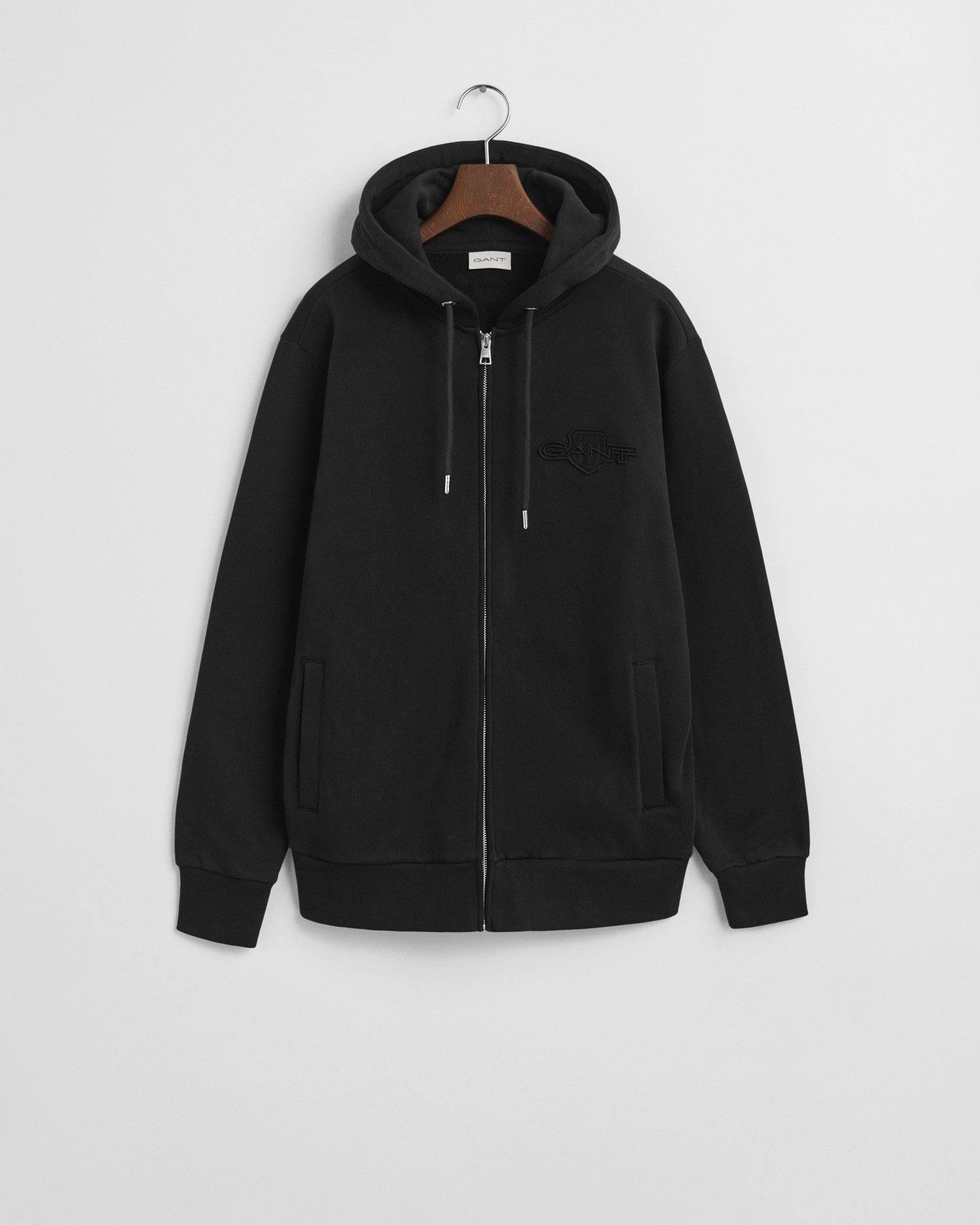 Gant Kapuzensweatjacke TONAL SHIELD FULL ZIP Sweatjacke, regular fit