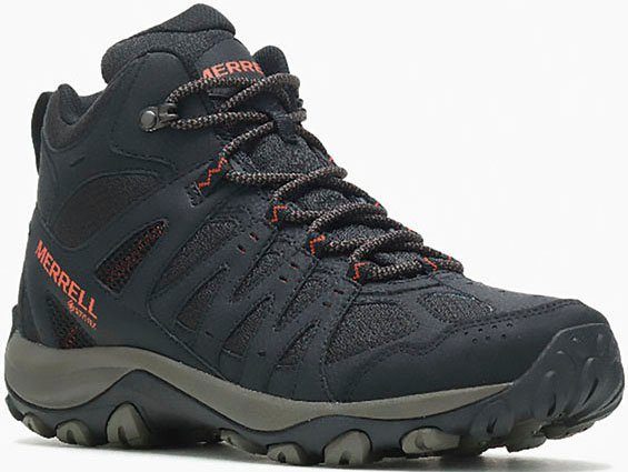 schwarz-orange SPORT GORETEX 3 wasserdicht Wanderschuh MID Merrell ACCENTOR