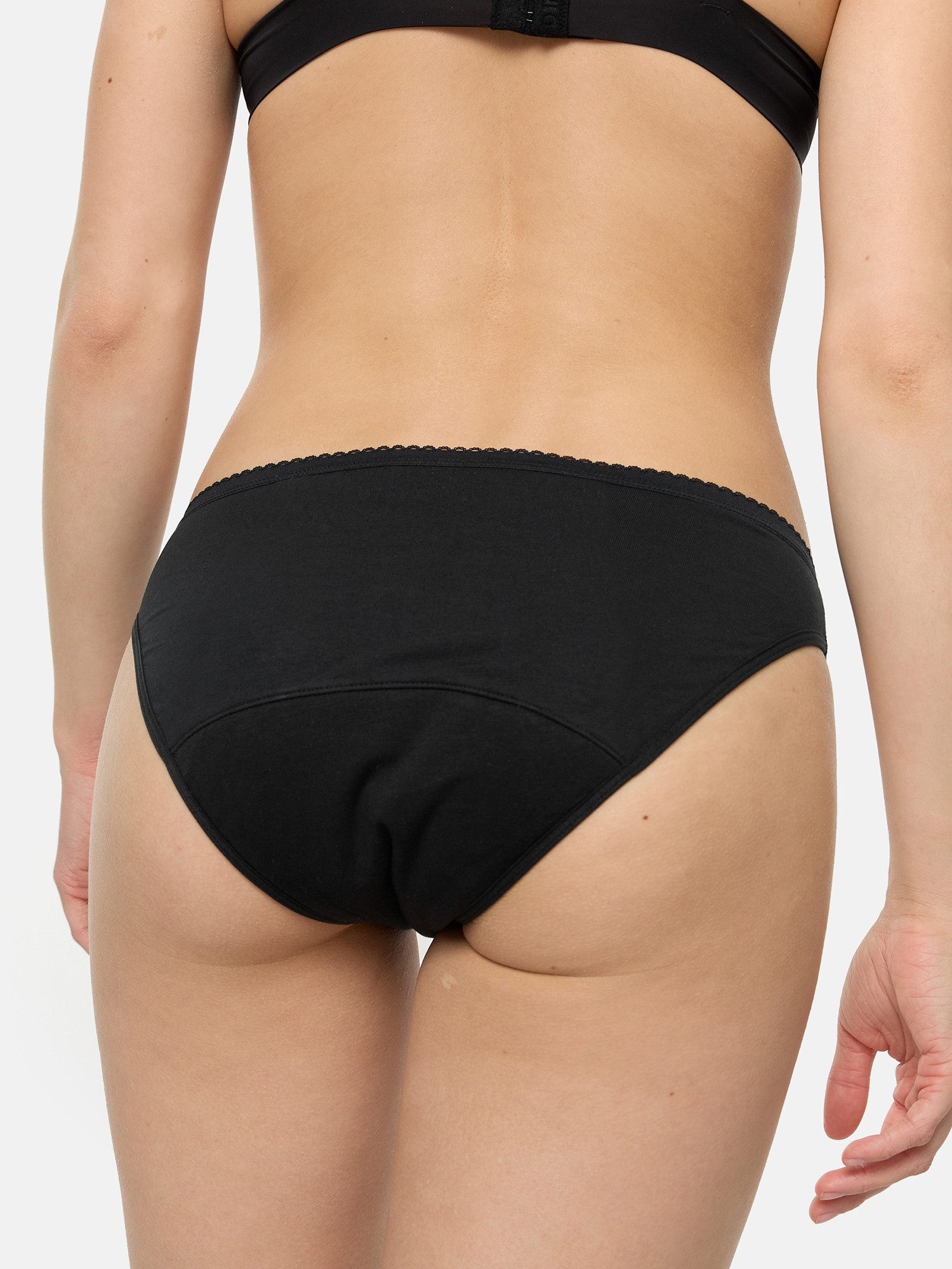 Nur Die Periodenslip Alles Geregelt Spitze mittelstark Menstruationsunterwäsche wiederverwendbar