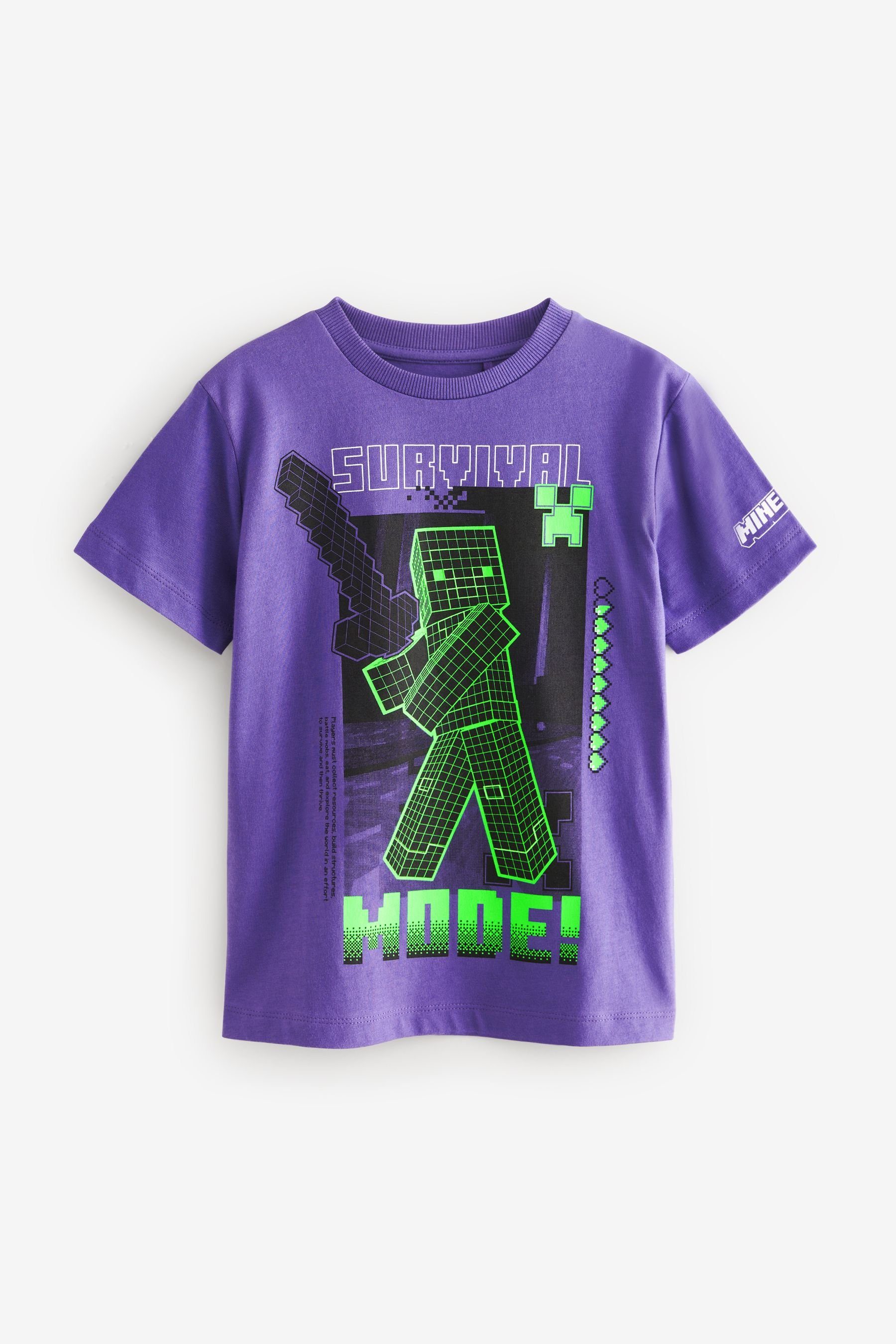 Next T-Shirt Minecraft Lizenziertes T-Shirt von Next (1-tlg)