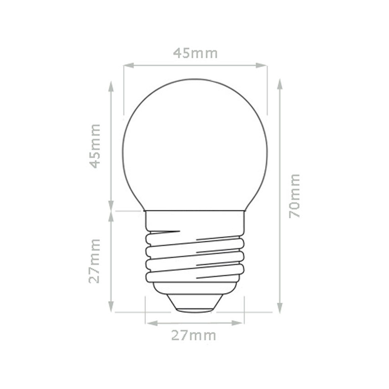 SPICELITE LED-Lichterkette Illu- Party für Garten Außen 5m grün 5xE27 warmweiße Kugellampen, 5-flammig