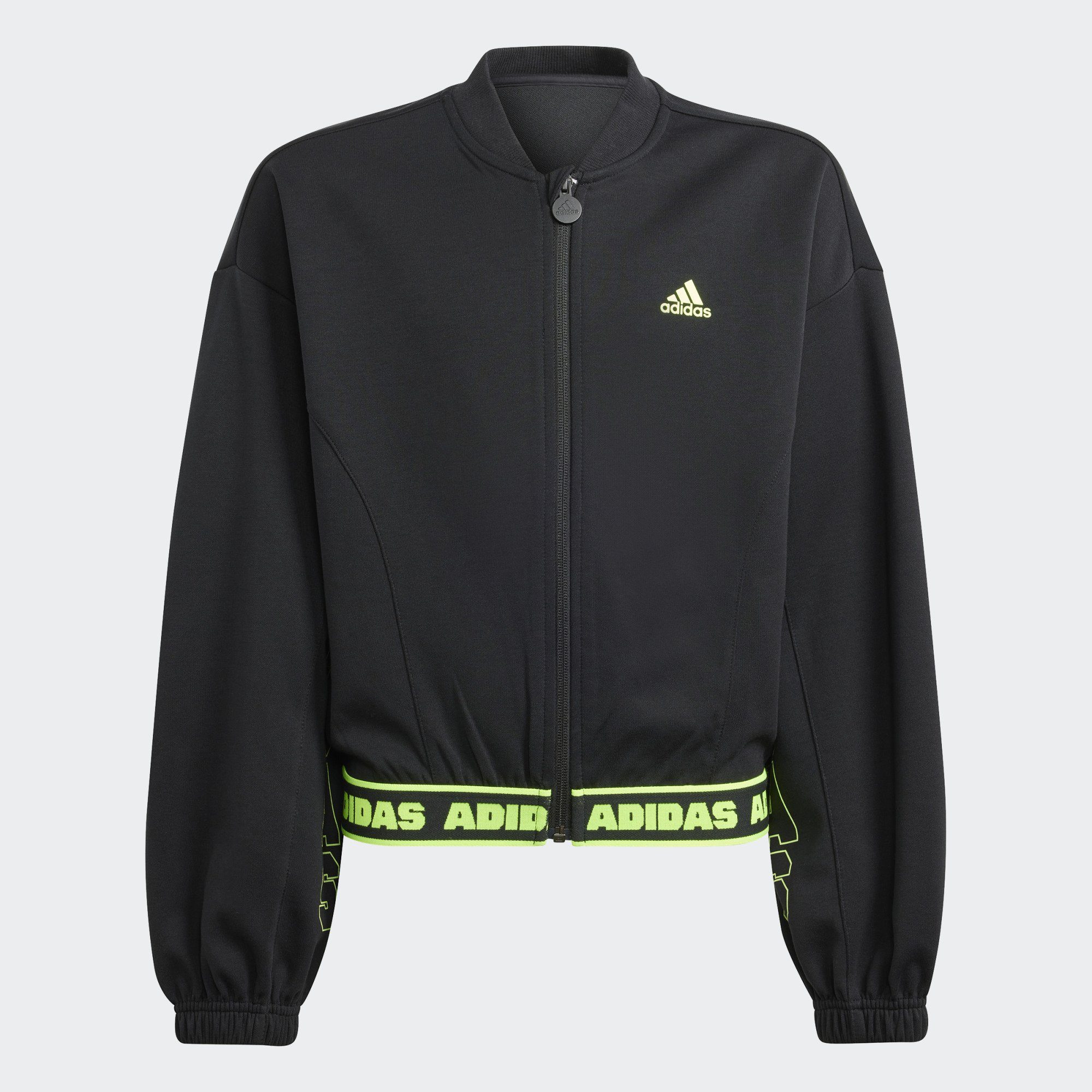 HOODIE Trainingsjacke Sportswear adidas CROP KIDS FULL-ZIP DANCE