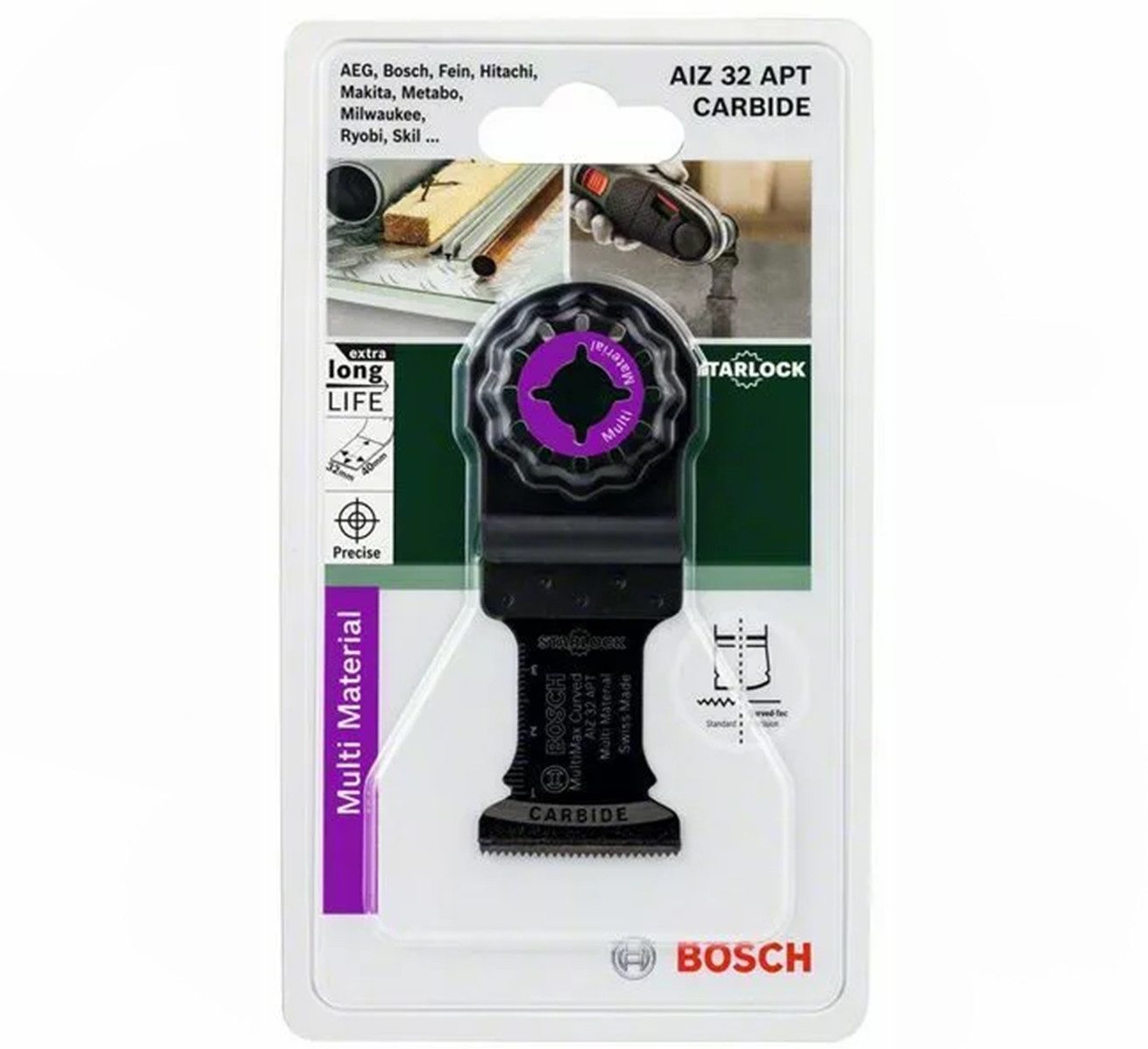 BOSCH Tauchsägeblatt Bosch Starlock Präzisionsblatt AIZ 32 APT MultiMax, 32 mm