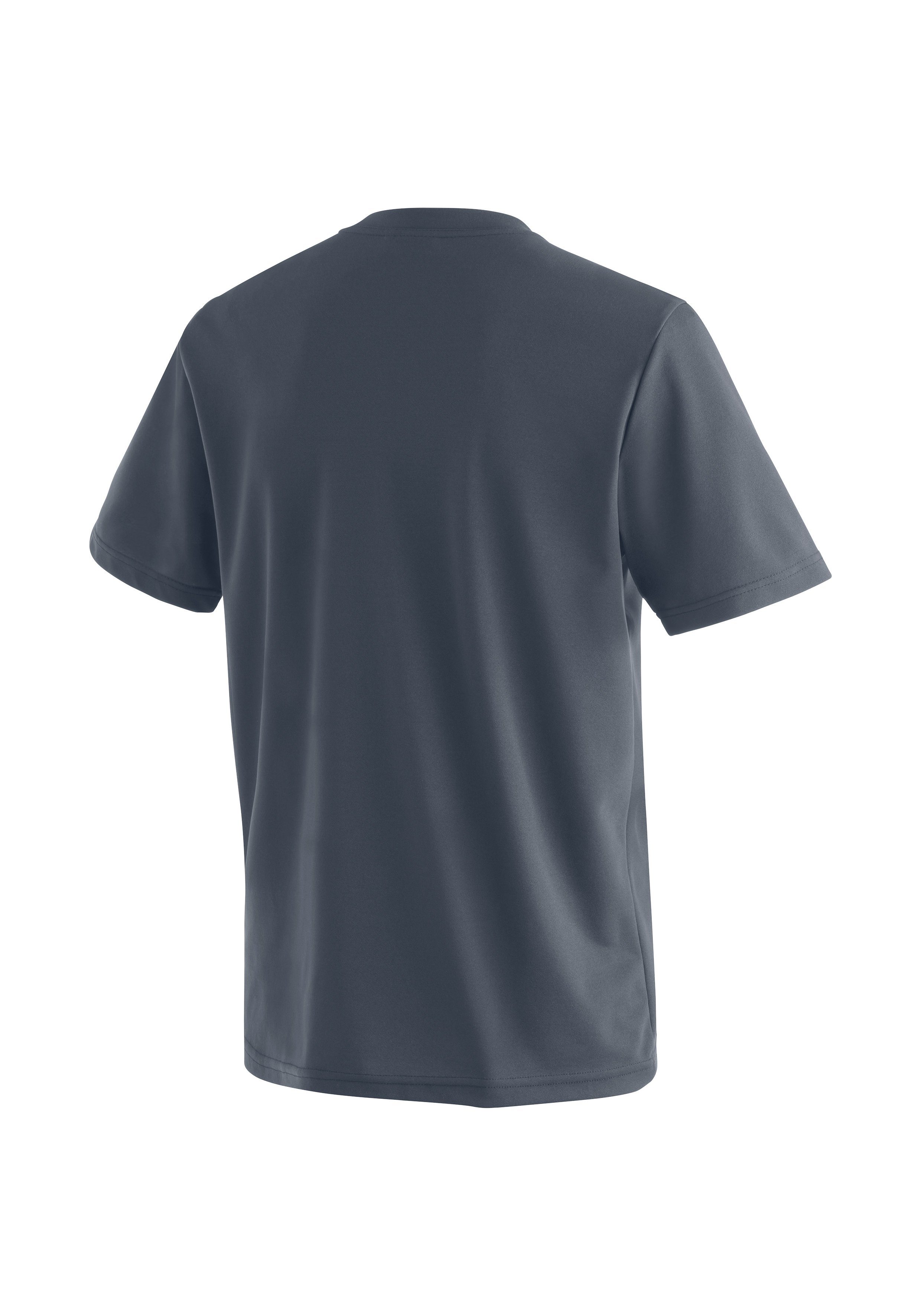 Herren Sports Wandern Wali und Freizeit Maier für Funktionsshirt T-Shirt, Kurzarmshirt grau