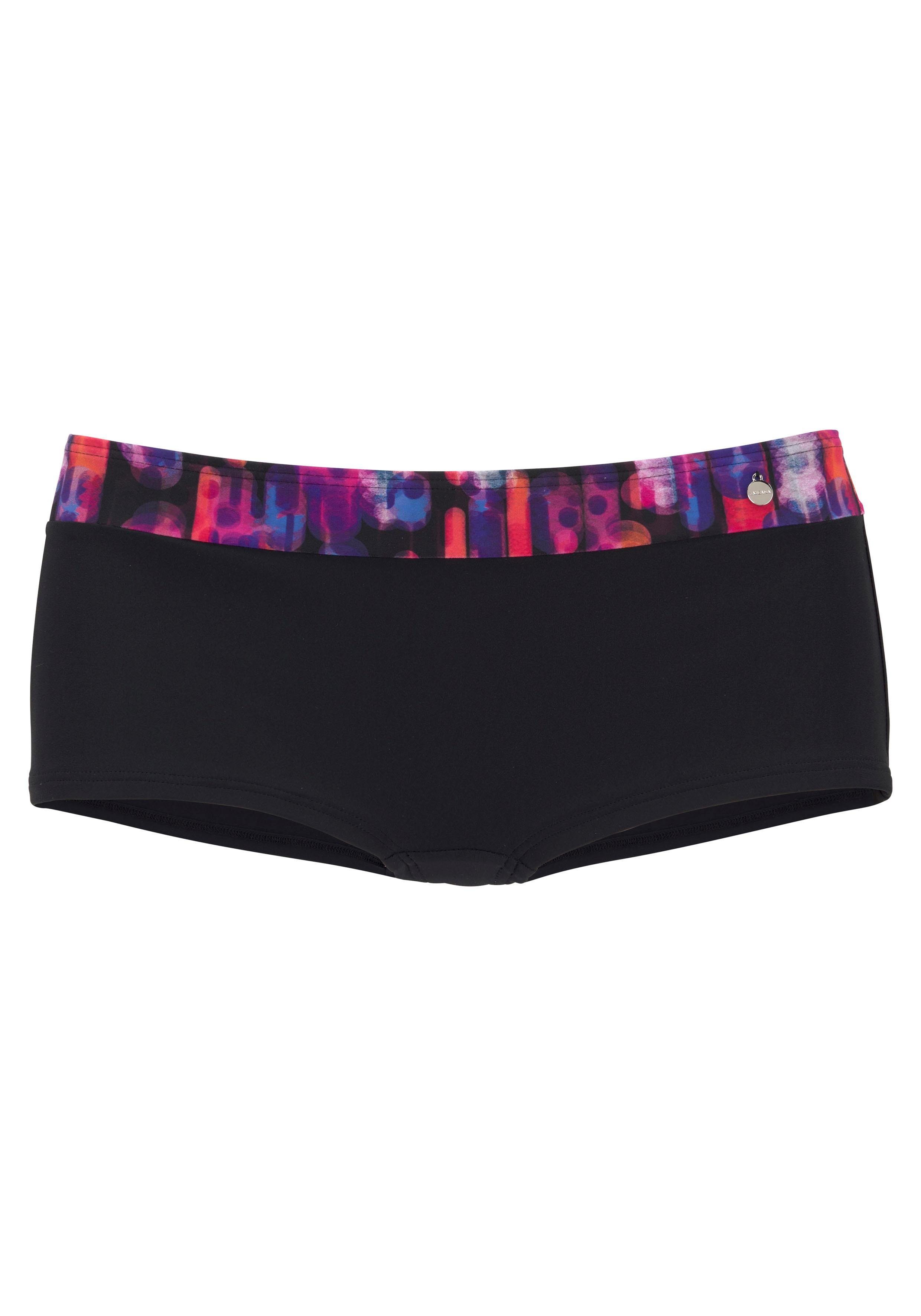 LASCANA Bikini-Hotpants Sensation mit bedrucktem Bündchen günstig online kaufen