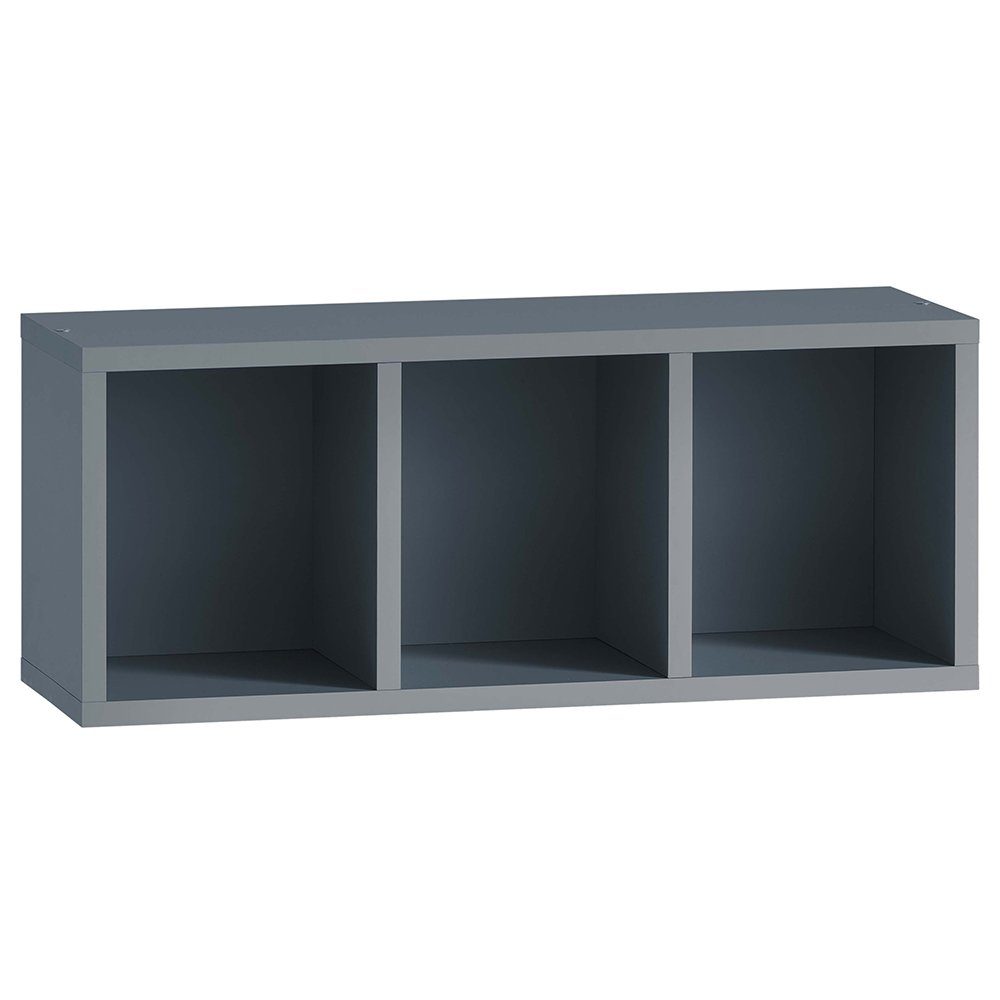 Lomadox Hängeschrank BELFORT-80 Badezimmer Regal Wandregal Badregal blau 60,2x24,7x21,5 cm