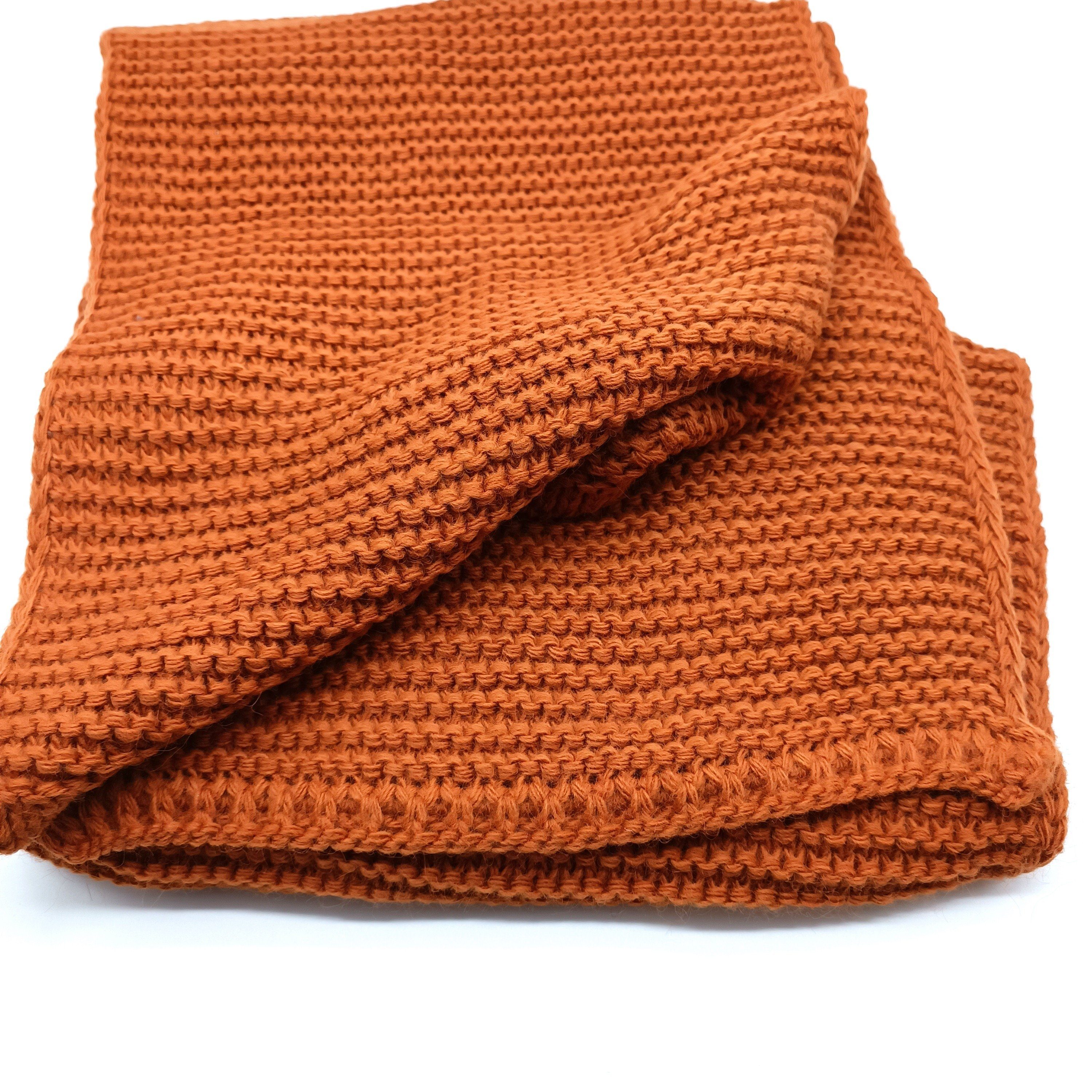 Strickmütze DA-Strickschal zimt