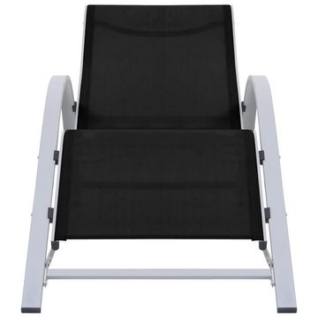 vidaXL Gartenlounge-Sessel 2er Set Liegestuhl Relaxstuhl Gartenliege Sonnenliege Aluminium Stoff