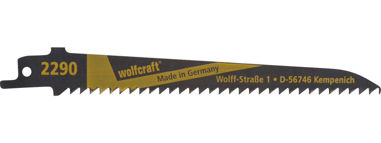 Wolfcraft Säbelsägeblatt Wolfcraft Säbelsägeblatt-Set 130 mm HCS für Holz 2