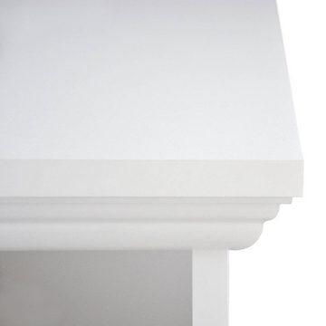 Homestyle4u Kleiderschrank Drehtürenschrank Schrank 187x200 cm Weiß