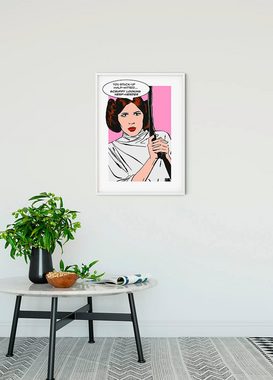 Komar Poster Star Wars Classic Comic Quote Leia, Star Wars (1 St), Kinderzimmer, Schlafzimmer, Wohnzimmer