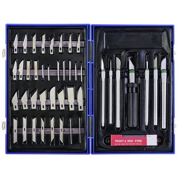 Cuttermesser TO-7692339 Messer-Set 50-teilig Skalpell Schablonenmesser Präzisionsme