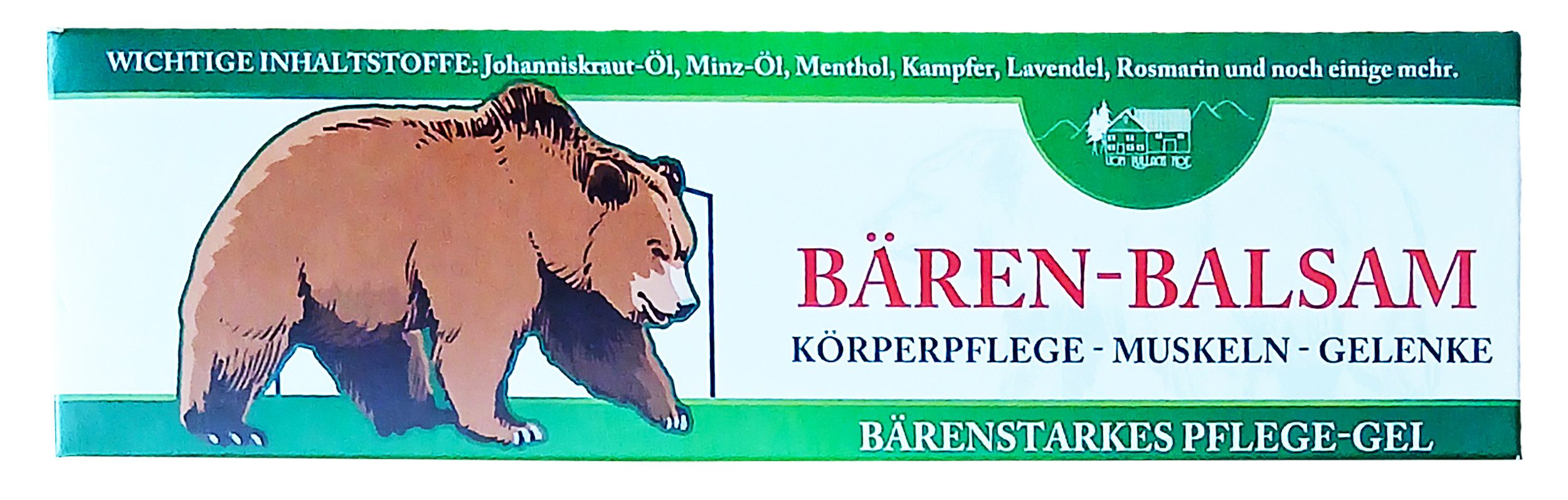 vom Pullach Hof Körpercreme BÄREN BALSAM GEL 100 ml Tube für Rücken Beine Muskeln Gelenke 19, Körperpflege Bärenbalsam Bärensalbe Creme Salbe