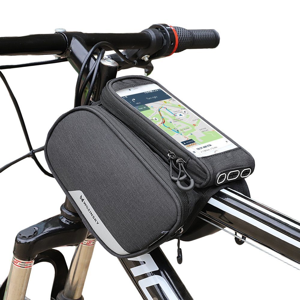 Wozinsky Fahrradtasche Wozinsky Fahrradtasche Wasserdicht Gepäcktasche Radtasche Handyhalteru