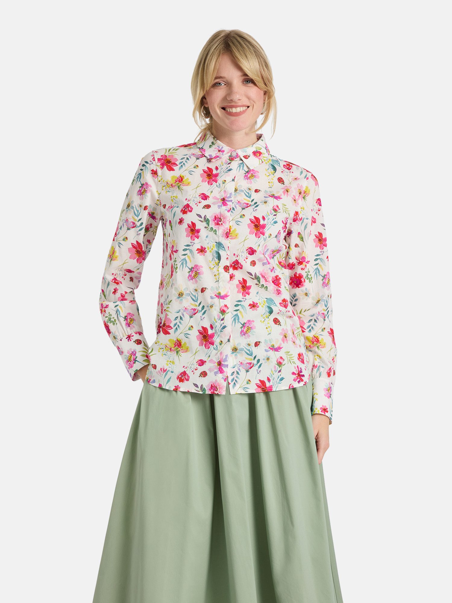 Lieblingsstück Klassische Bluse FylidaL aus 100% Baumwolle