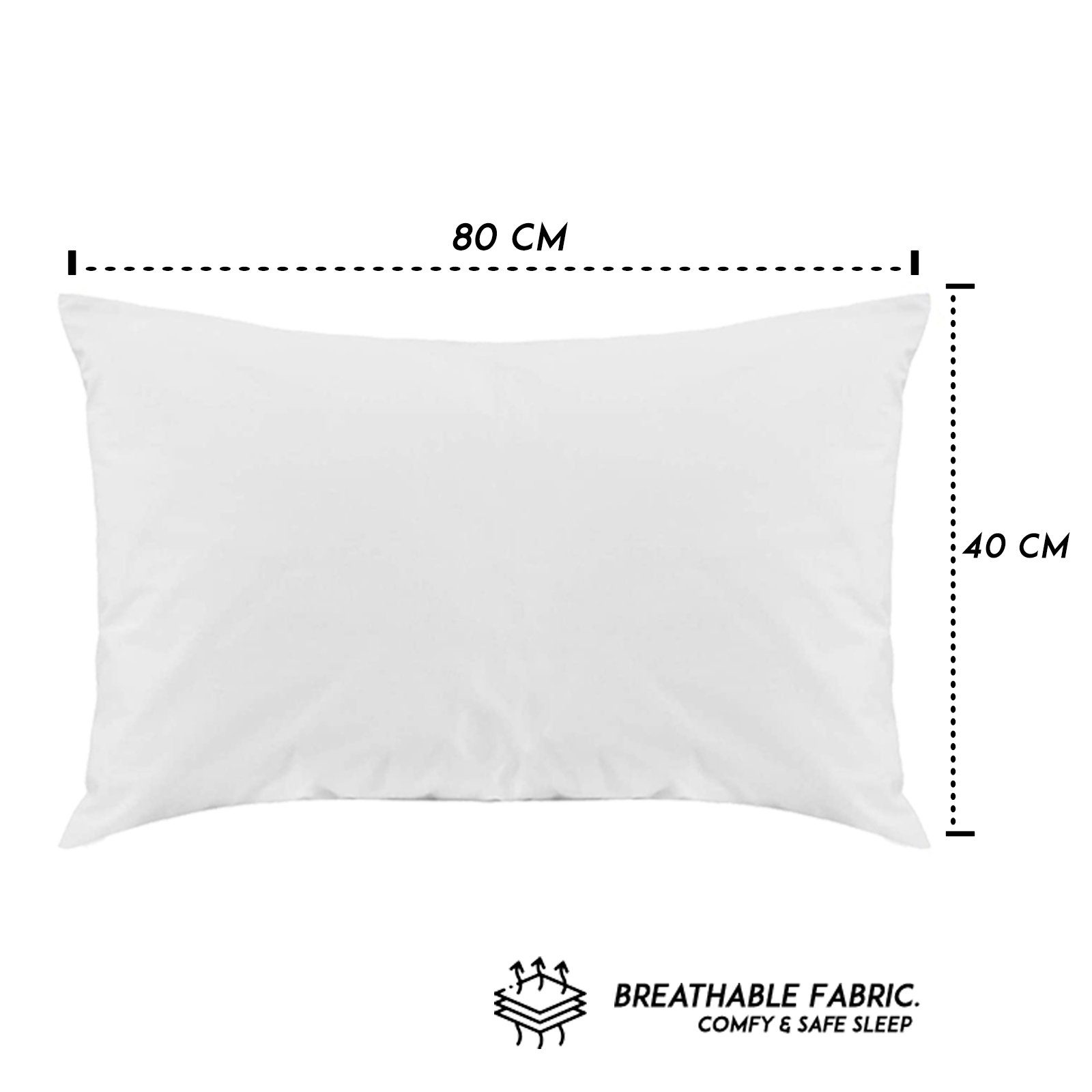Heimtex Baumwollkissen Qualitätskissen, 100% Baumwollkissen, hergestellt in Deutschland
