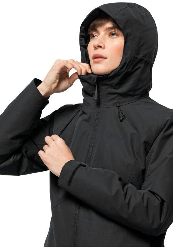Jack Wolfskin Funktionsmantel HEIDELSTEIN INS JKT W Wärmend, winddicht, Übergangsjacke