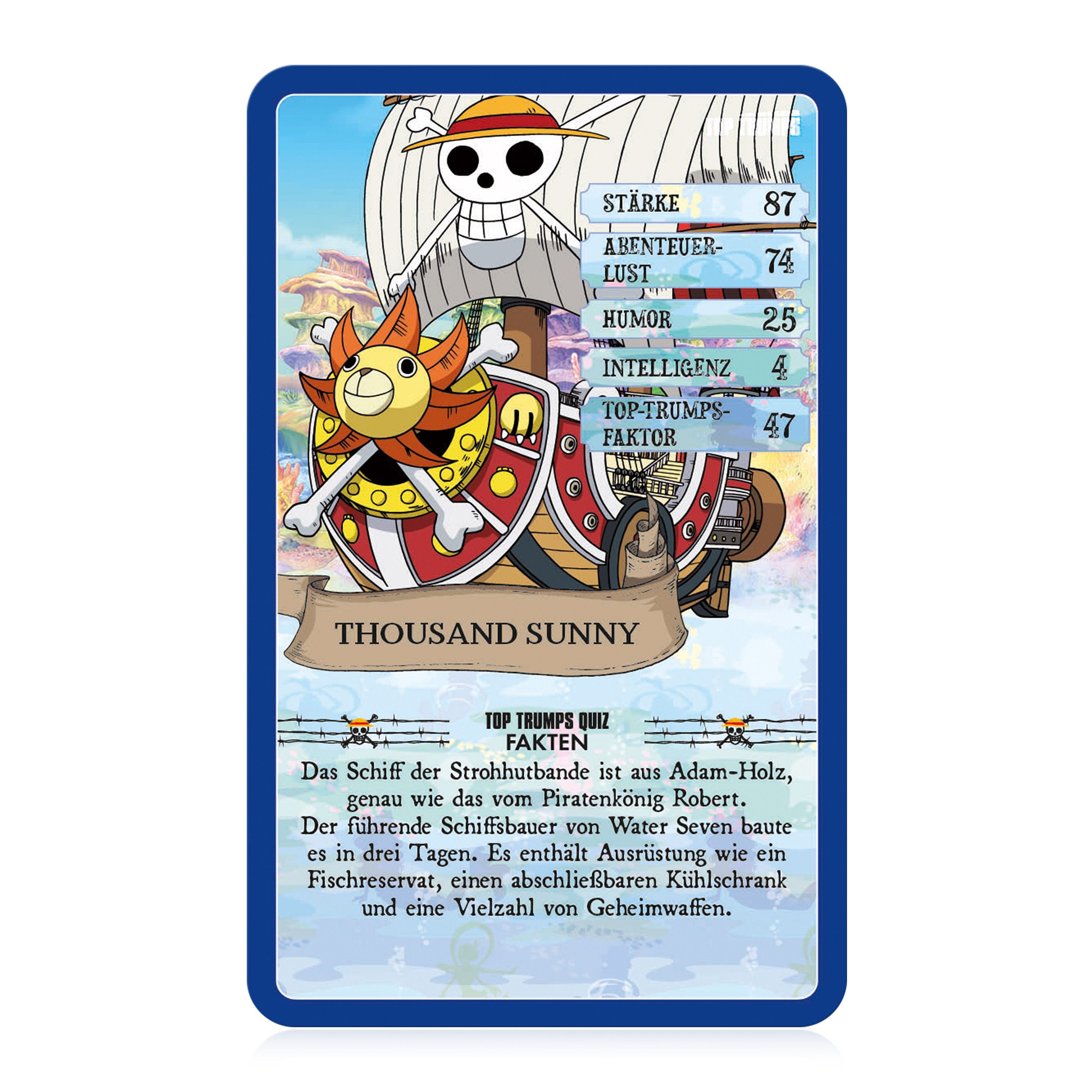 Winning Moves Spiel Top Trumps Collectables - One Piece, Quartett