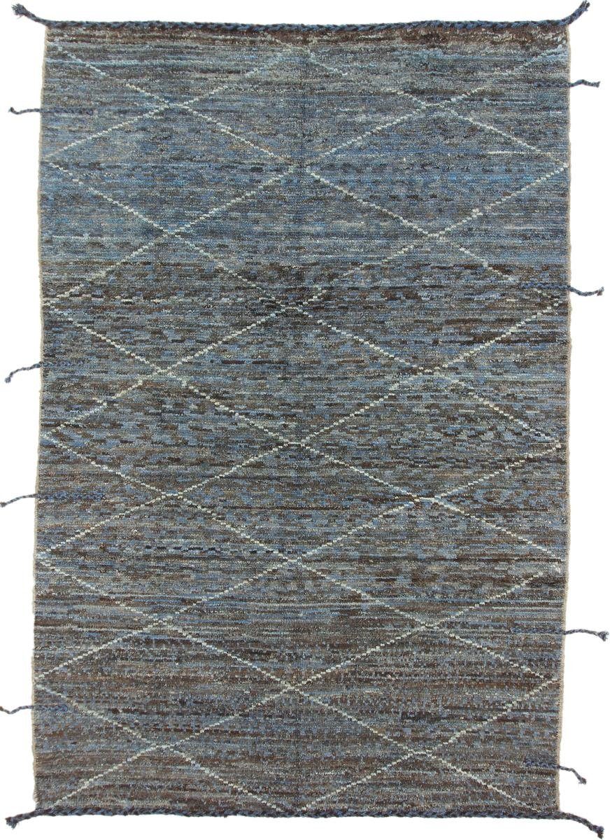 Orientteppich Berber Maroccan Design 189x284 Handgeknüpfter Moderner Orientteppich, Nain Trading, rechteckig, Höhe: 20 mm