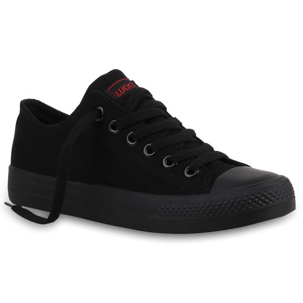 VAN HILL 94237 Sneaker Damen Sneaker Low Canvas Freizeitschuhe Schnürer Basic Sportschuhe