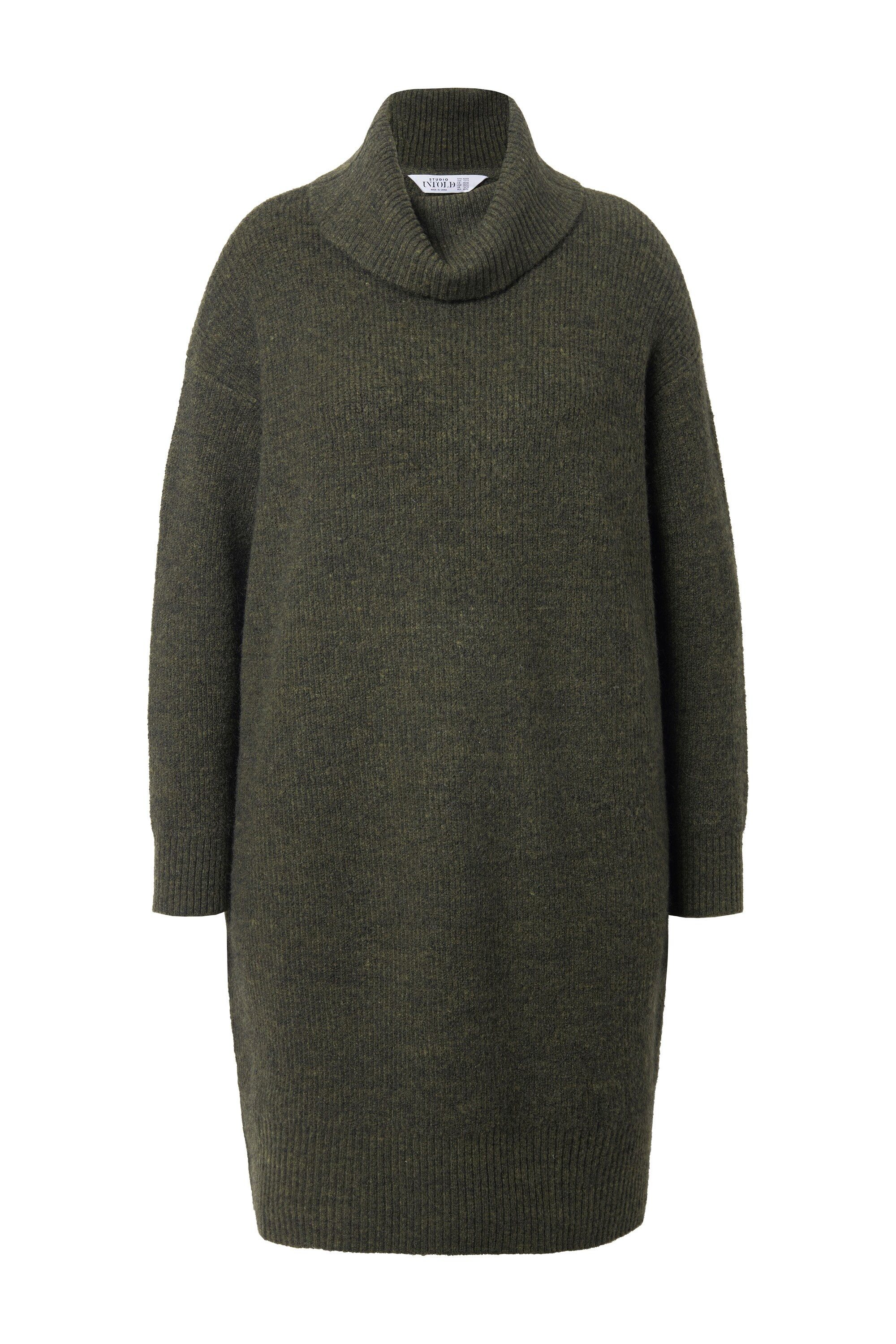 Studio Untold Strickkleid Strick-Minikleid oversized Rollkragen Langarm günstig online kaufen