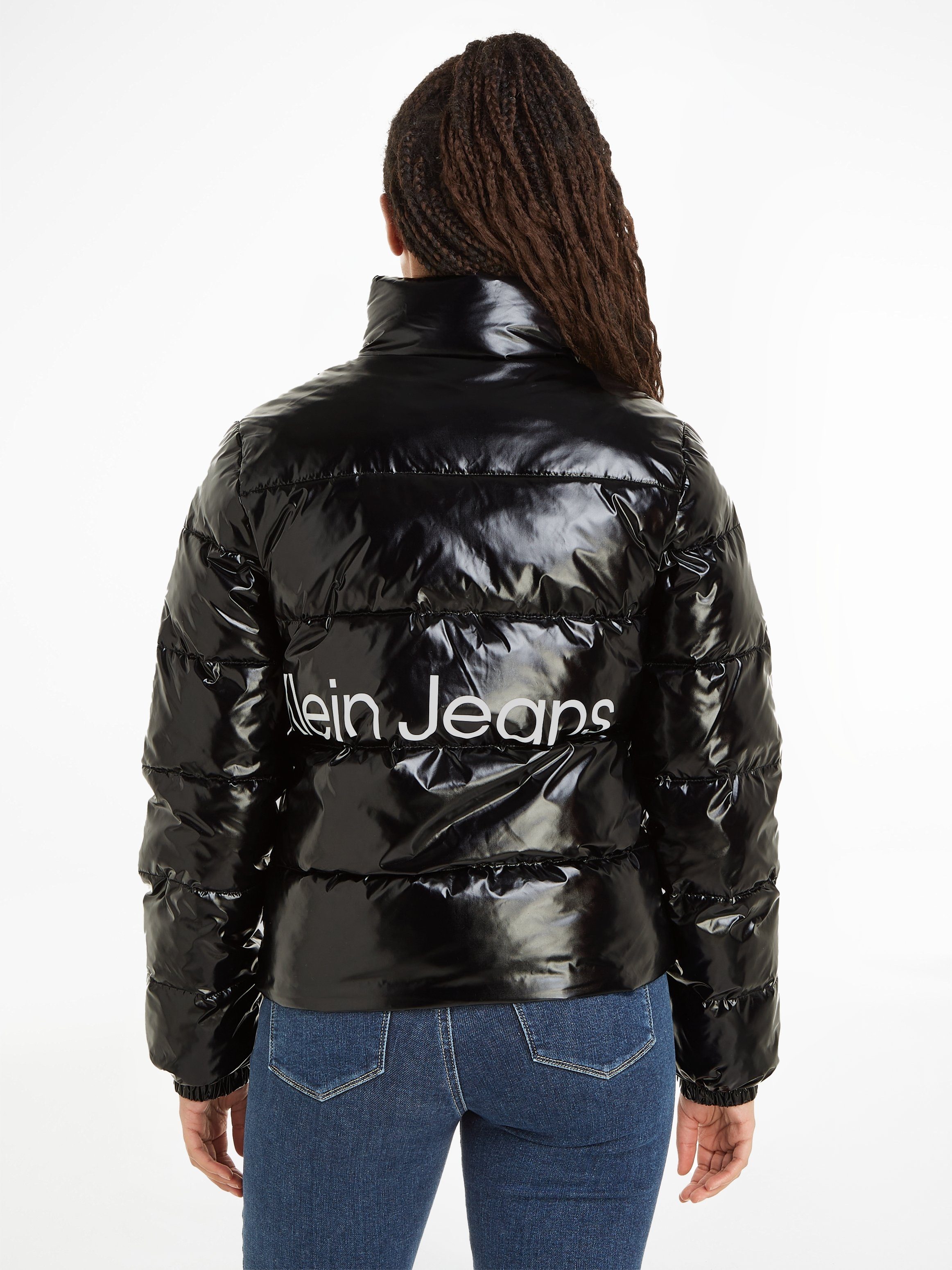 FITTED Jeans SHORT Steppjacke JACKET Klein SHINY Calvin