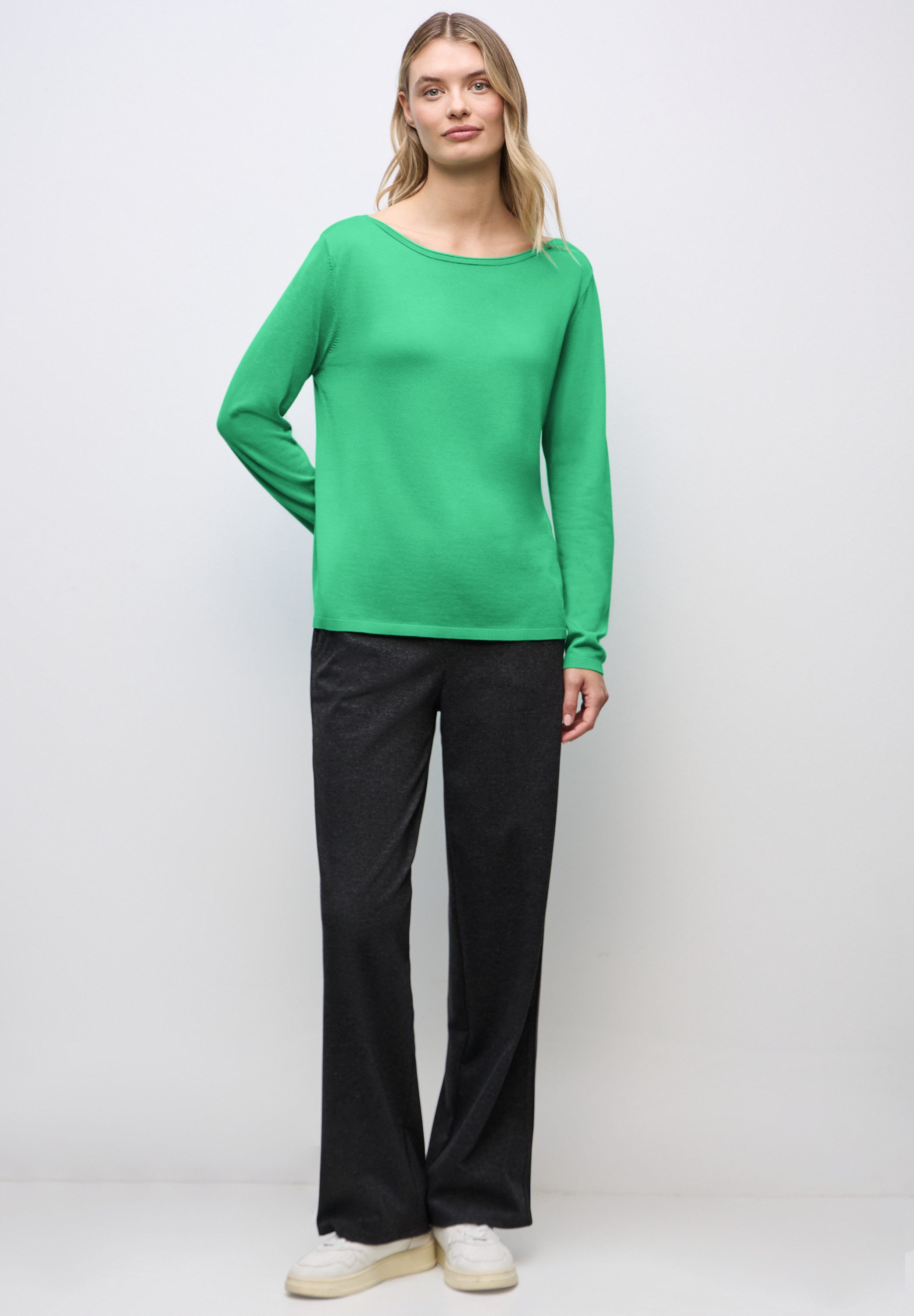 STREET ONE Strickpullover mit U-Boot-Ausschnitt