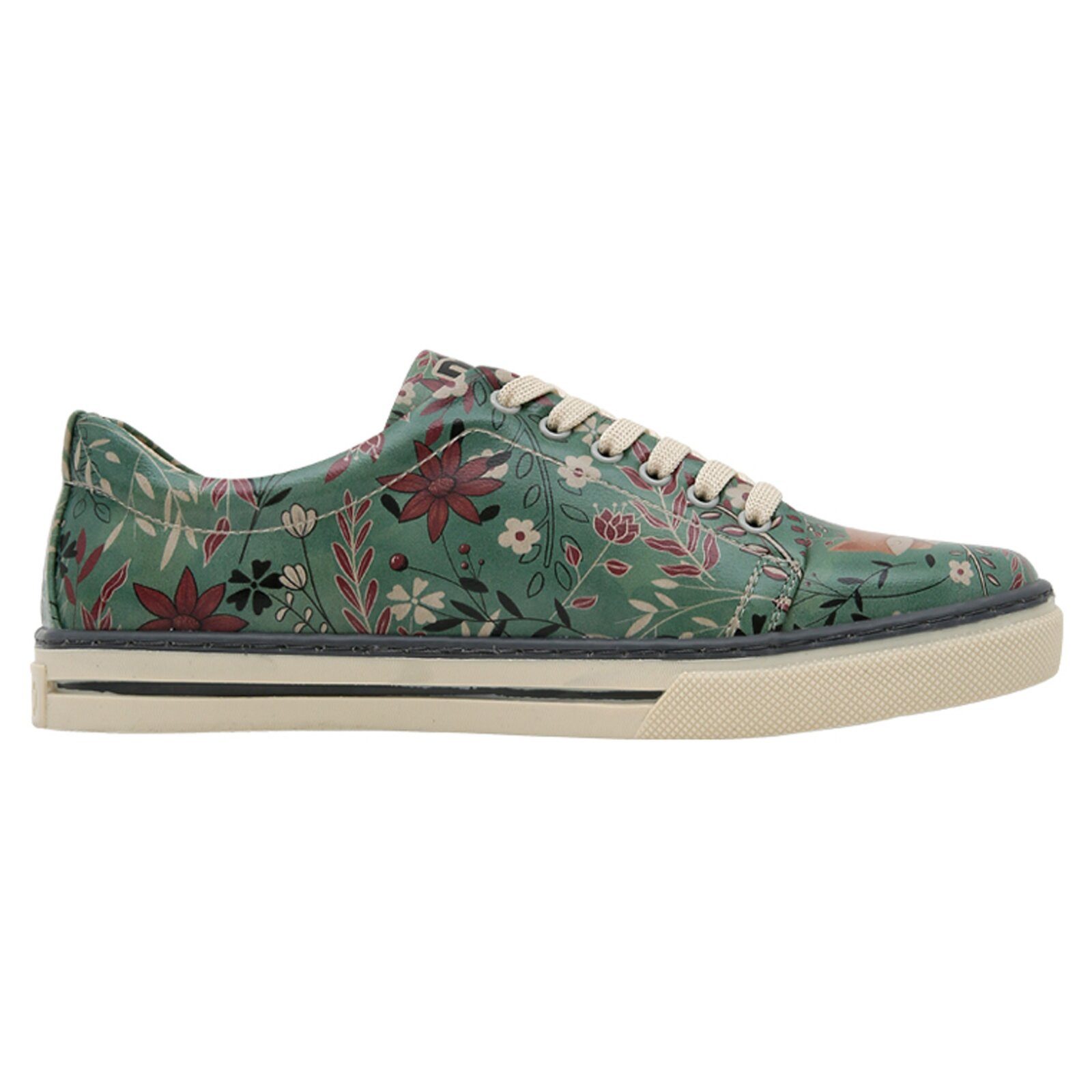DOGO Classic Schnürsneaker Spirit Animal Damen Sneaker, Classic Sneaker Handgefertigt