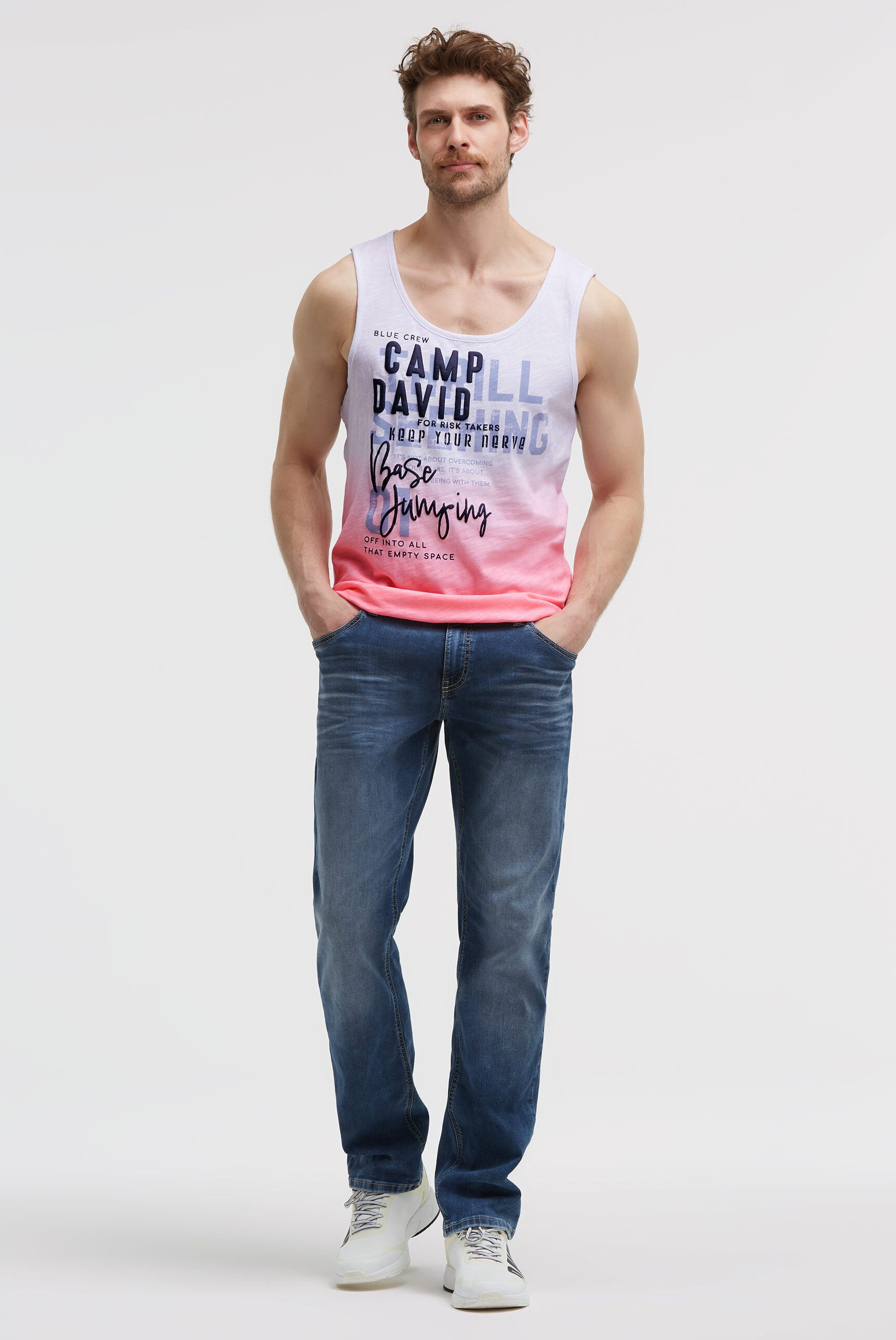 CAMP DAVID Tanktop aus Baumwolle