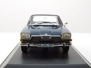 Schuco Modellauto BMW Glas 3000 V8 1966 blau Modellauto 1:43 Schuco, Maßstab 1:43