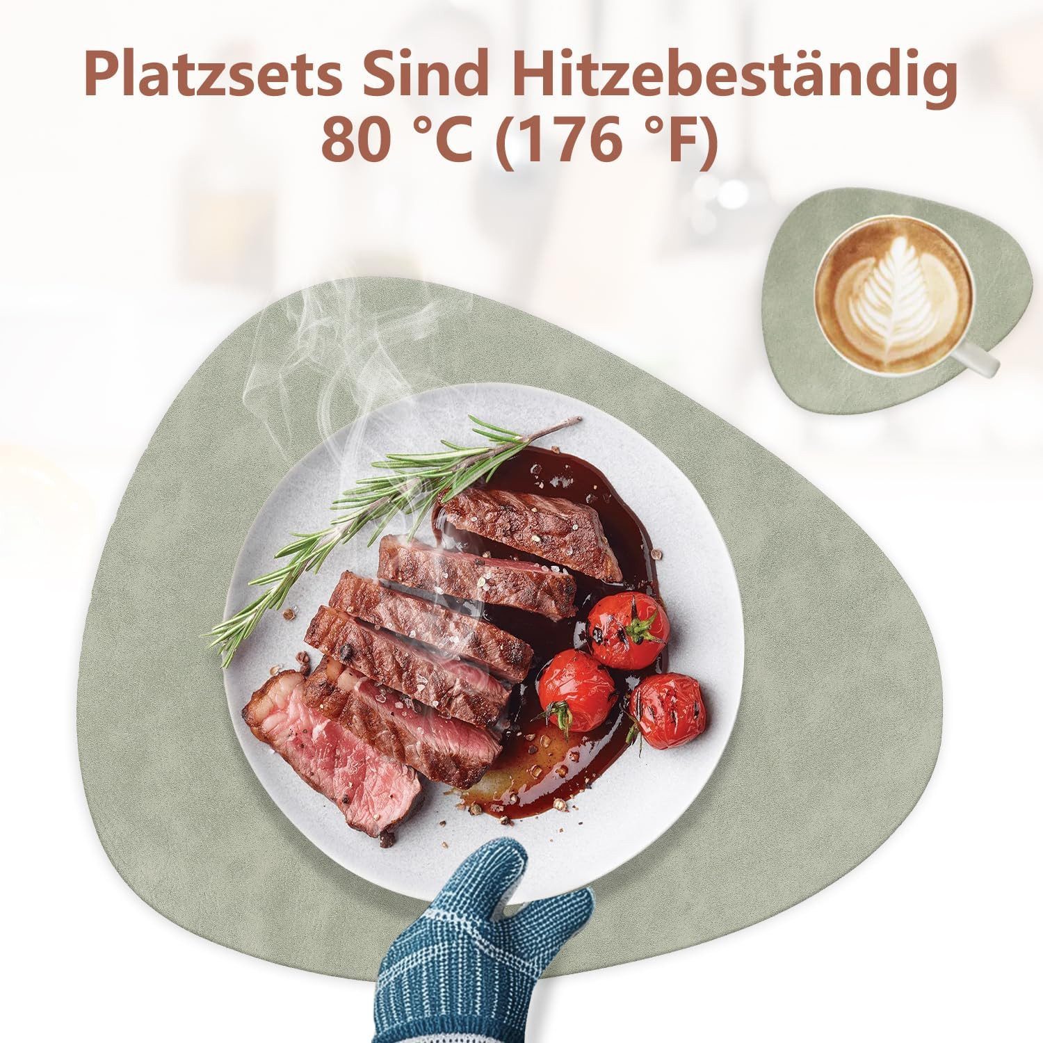 BlingBin Platzset 12 Stück Tischset,Tischsets und Untersetzer Rutschfest Wa günstig online kaufen