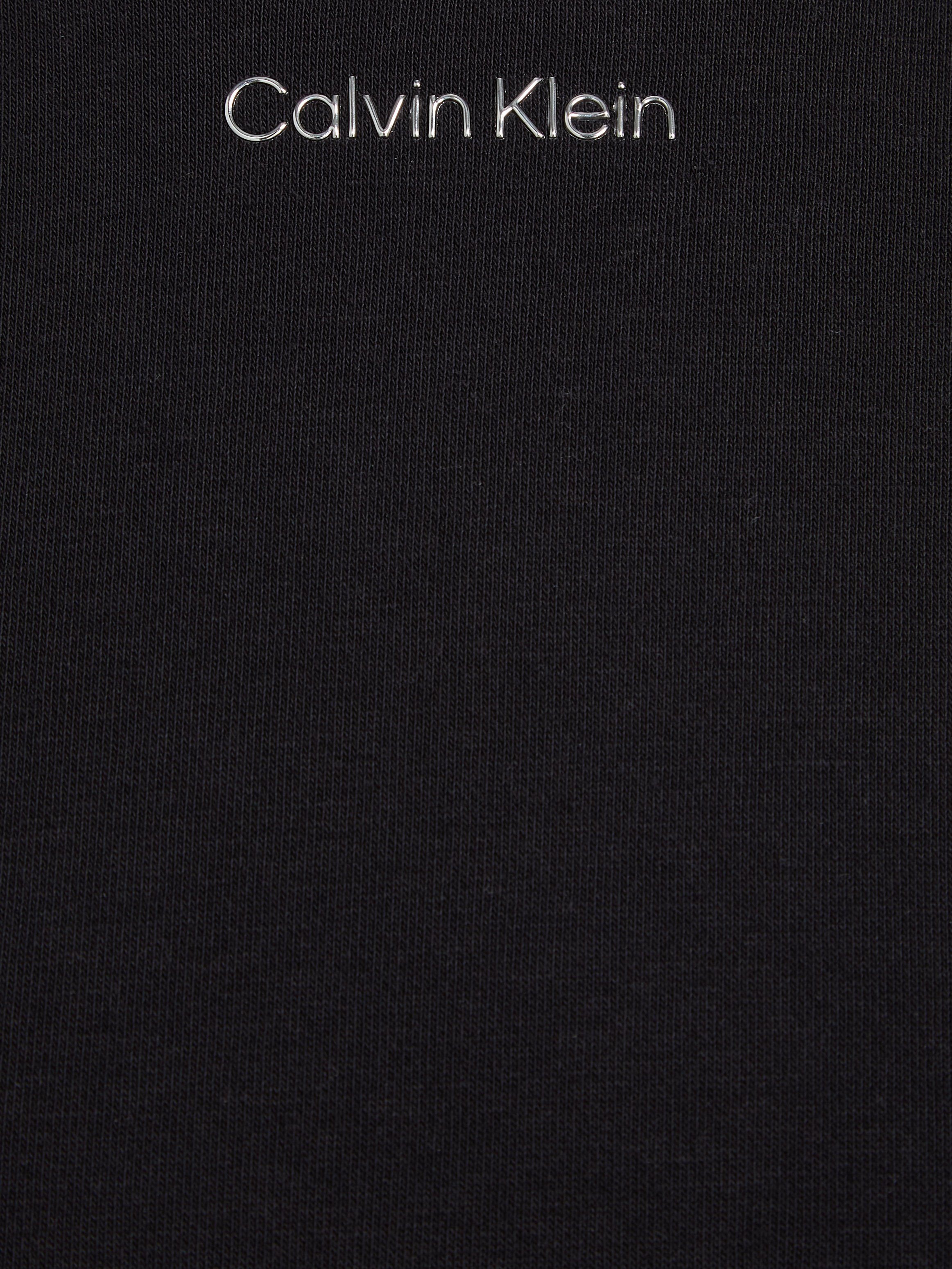 SWEATSHIRT METALLIC LOGO Sweatshirt MICRO Ck Black Calvin Klein