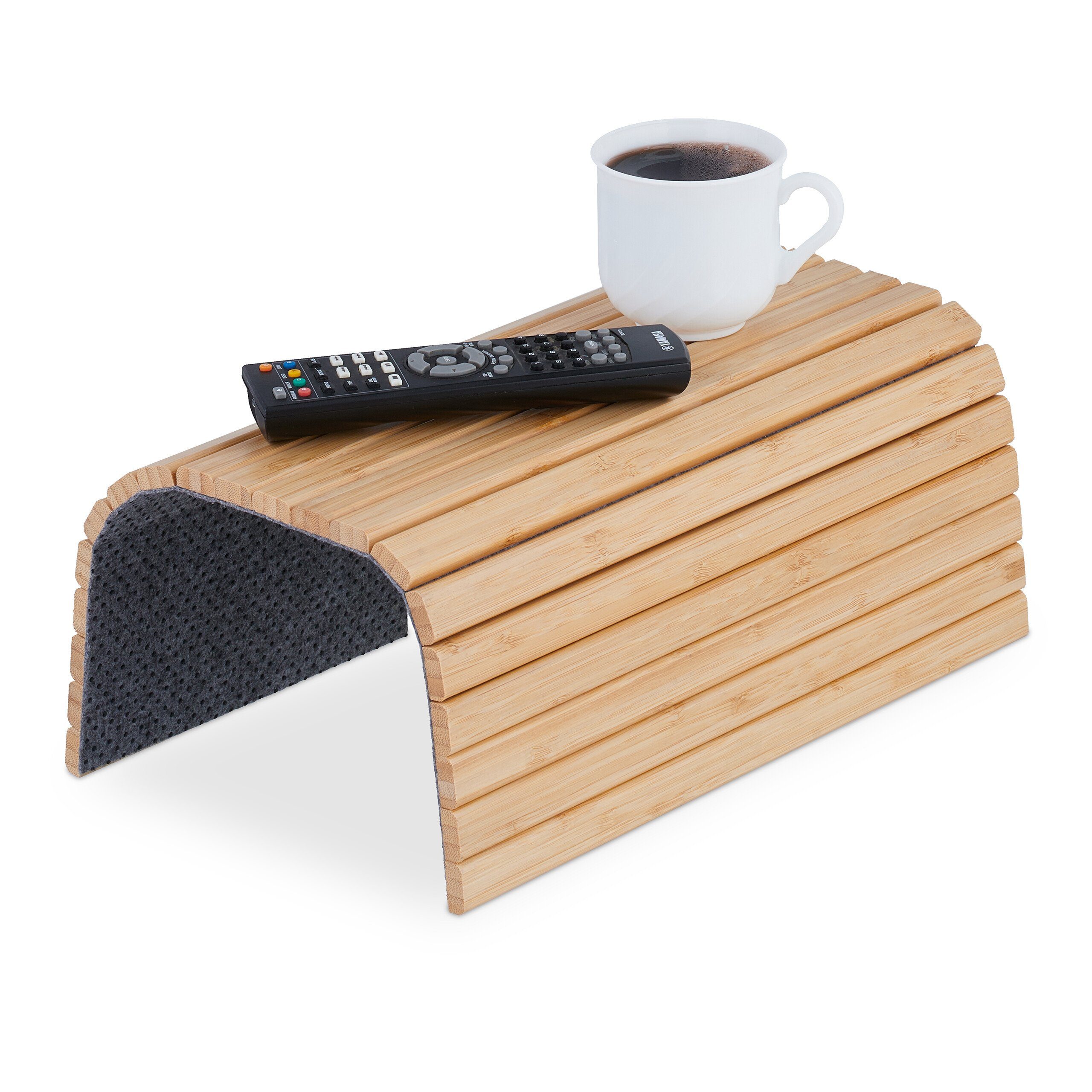 Tablett Sofatablett Bambus