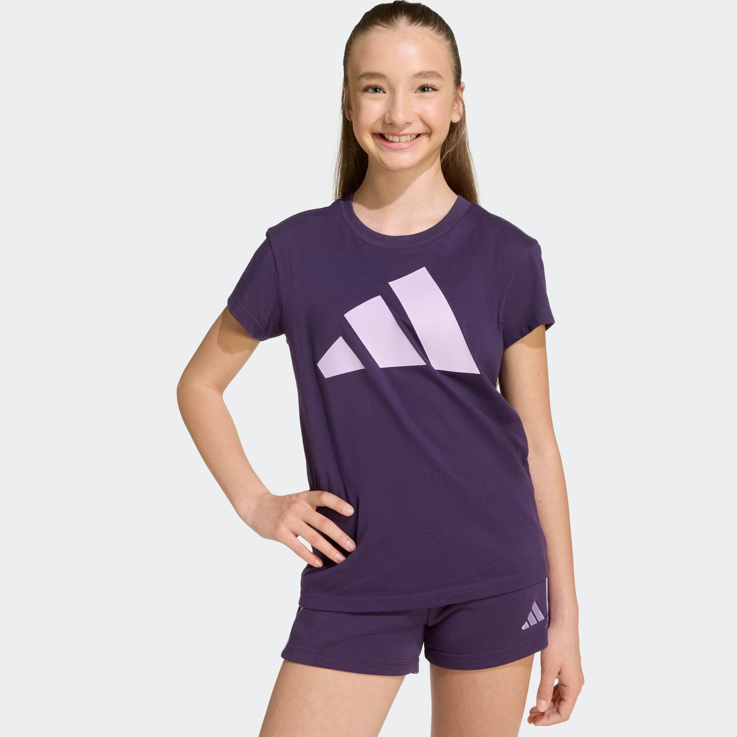 adidas Sportswear T-Shirt JG BL TEE 160 für Kinder, mit Rundhalsausschnitt, aus Baumwolle, atmungsaktiv
