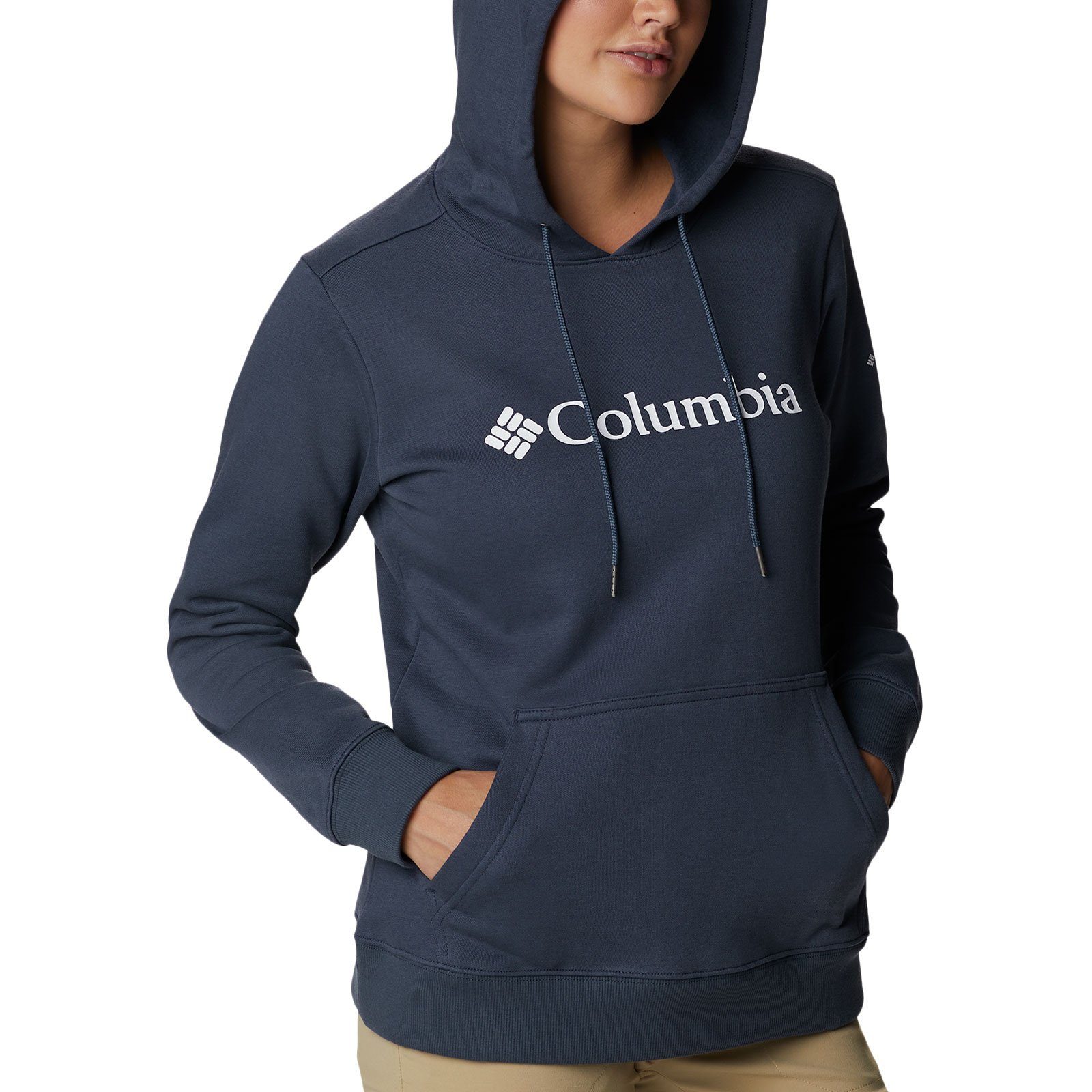 Columbia Kapuzenpullover Columbia™ Logo nocturnal mit Hoodie 469 Kängurutasche großer