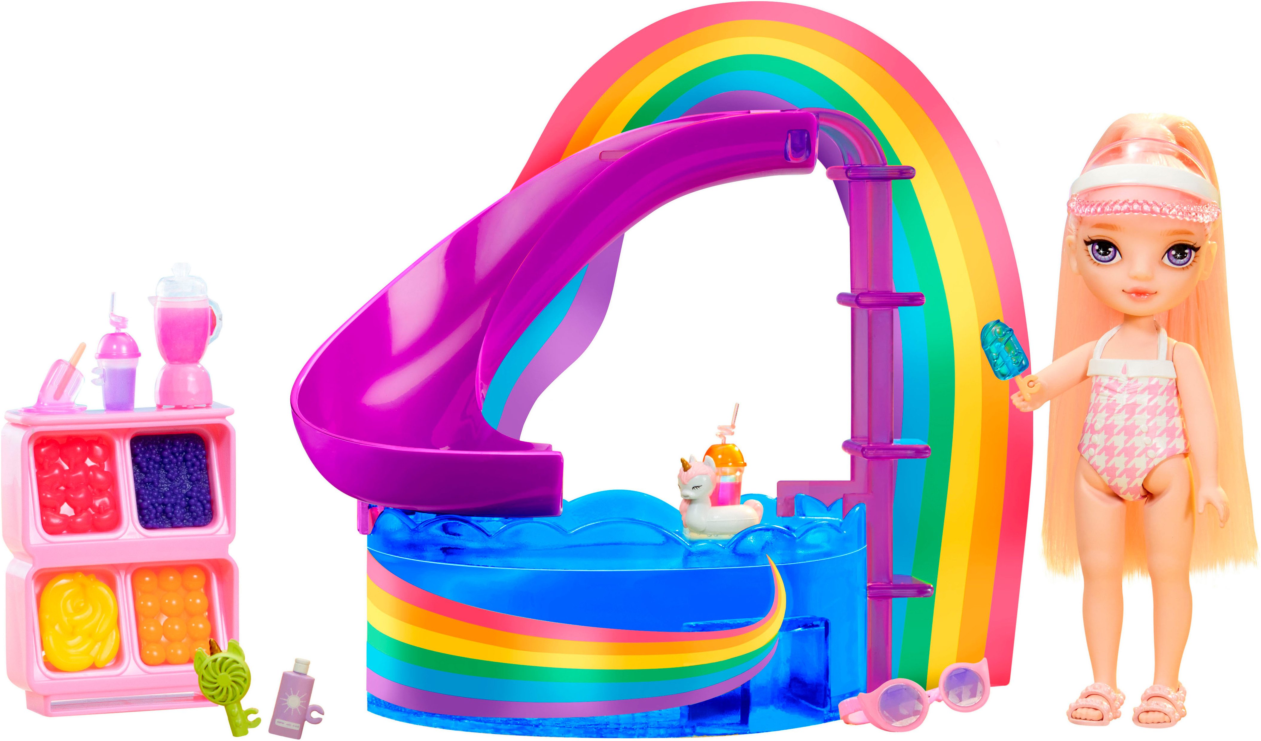 Rainbow High Minipuppe Rainbow High Little Pool Day with Blush Playset günstig online kaufen