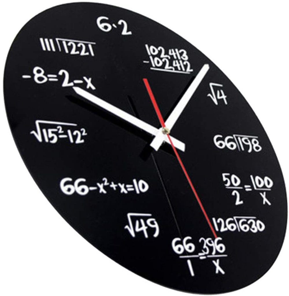 Mathematische Gleichung Uhr Wanduhr Mathematik Gleichung Dekoration Wohnzimmer 