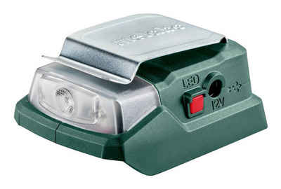 metabo PowerMaxx PA 12 LED-USB Elektro-Adapter, Akku-Power-Adapter Ohne Akku im Karton
