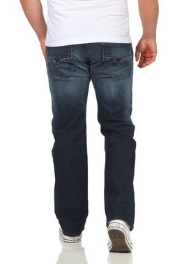 Diesel Gerade Jeans Diesel Herren Jeans LARKEE 084KW Dezenter Used-Look, Basic, Regular Straight, Uni