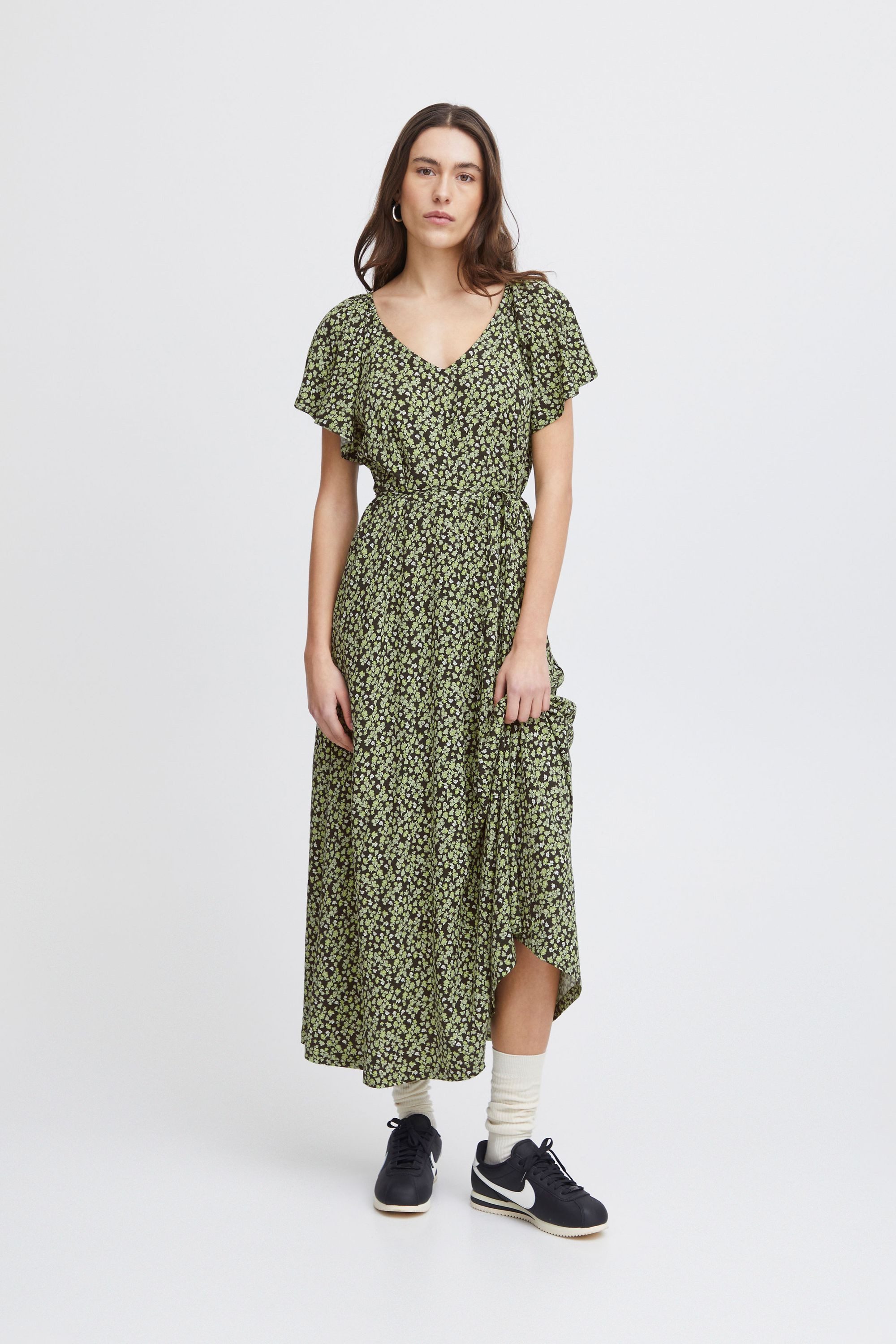 Ichi Maxikleid IHAYA DR4 Luftiges Midi-Kleid günstig online kaufen