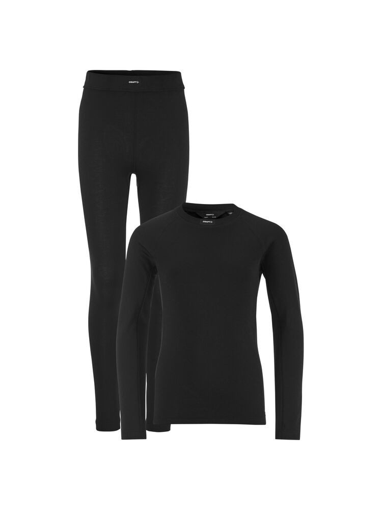 Craft Thermounterhemd THERMAL BASELAYER SET 2 JR BLACK