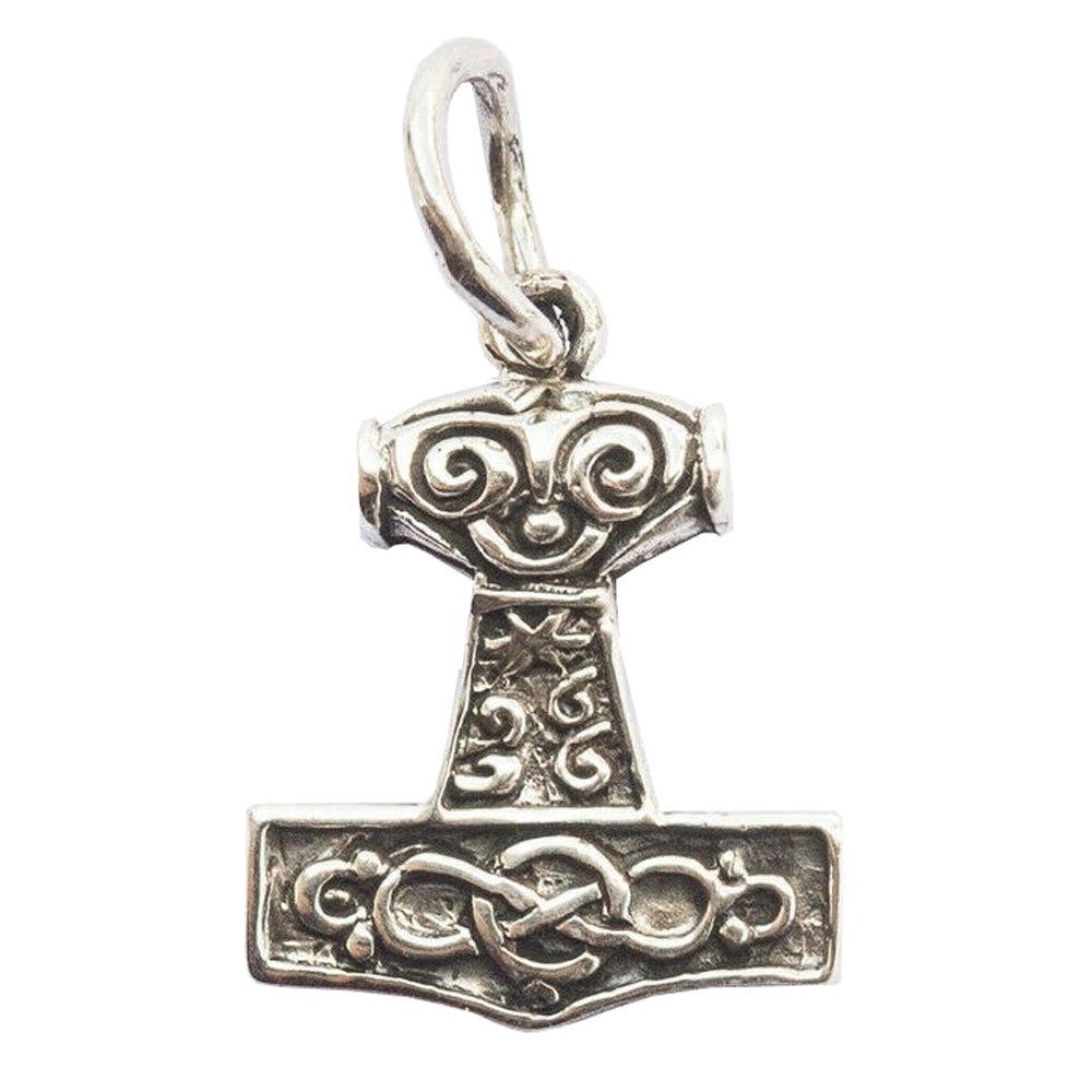HOPLO Kettenanhänger Thors Hammer klein Schmuck Anhänger Silber Thorhammer günstig online kaufen