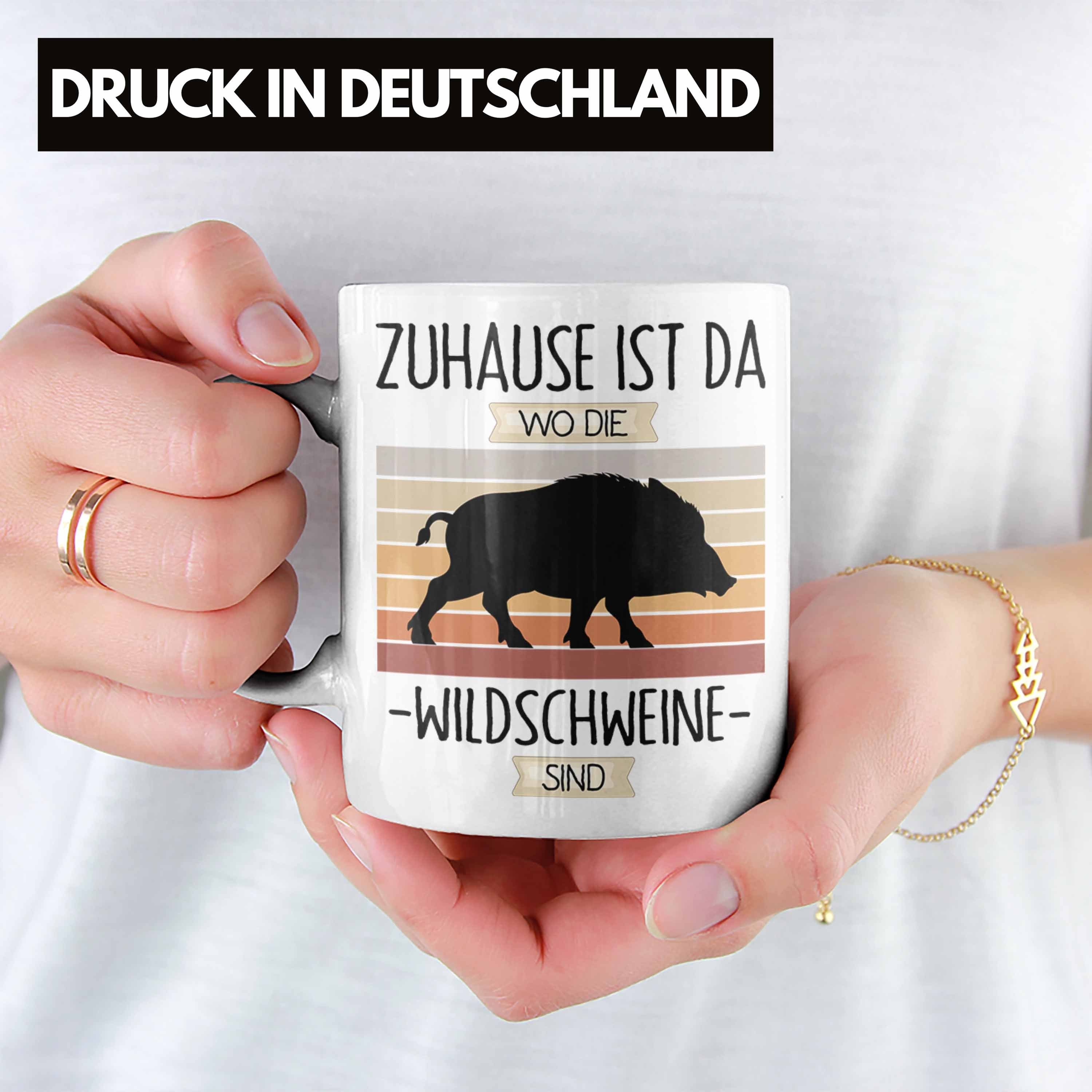 Jäger Geschenk Da Weiss Di Wo Spruch Zuhause Tasse Tasse Lustiger Trendation Geschenkidee Ist