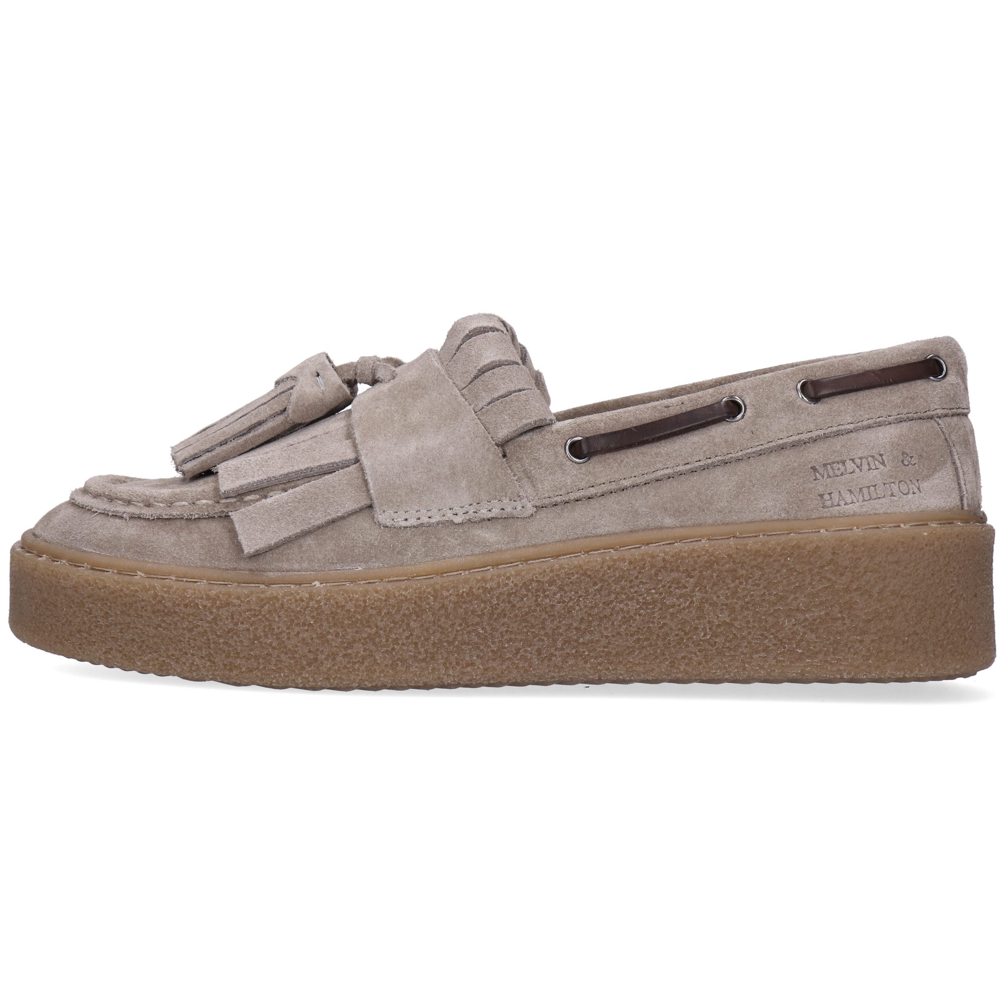 Melvin & Hamilton Farah 2 Leder-Bootsschuhe für Damen Segelschuh Plateausohlen, Echtes Leder