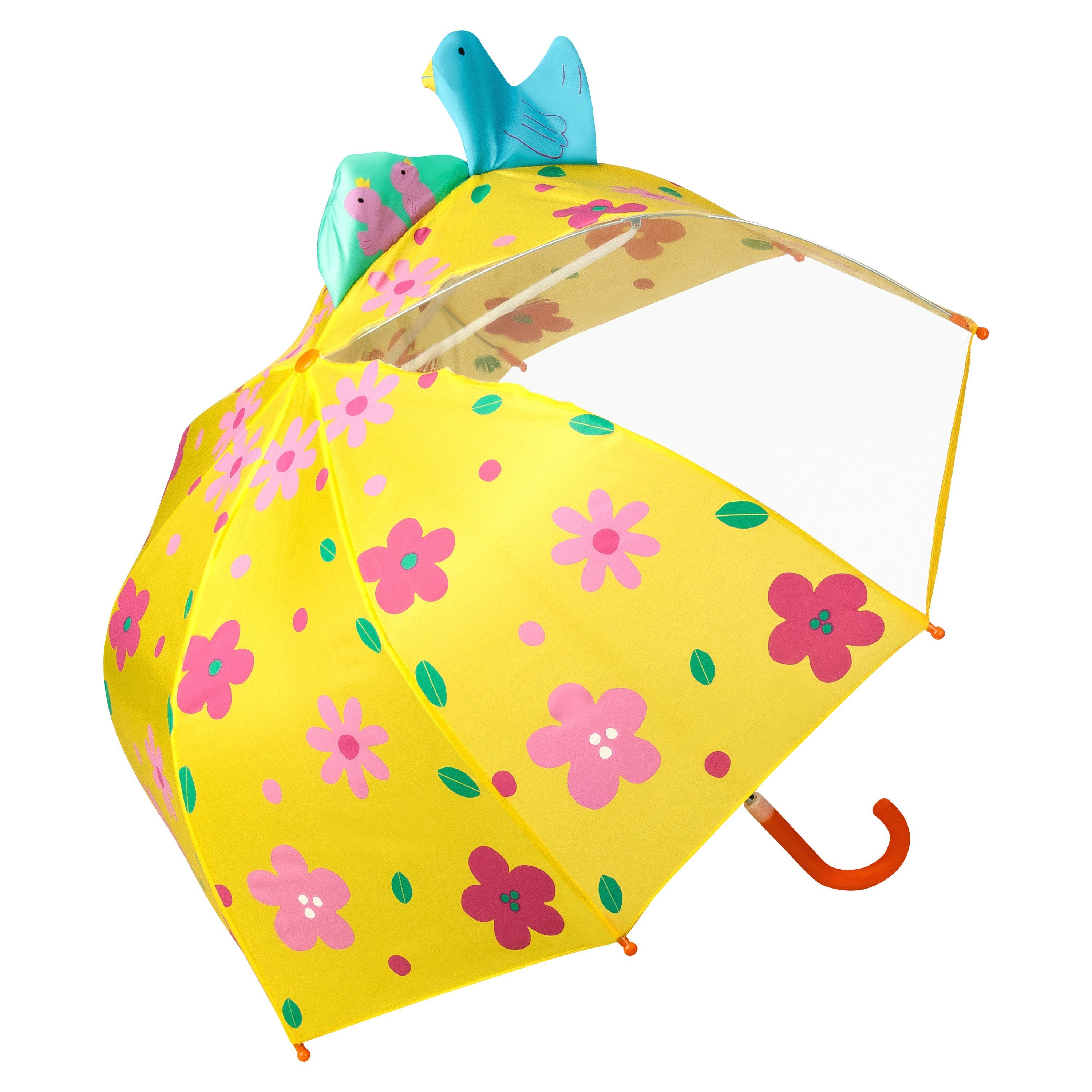 von Lilienfeld Stockregenschirm Kinderschirm Blumenwiese Jahre, ca. 8 3D Kinderregenschirm bis