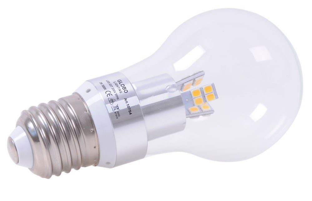 Globo LED-Leuchtmittel, LED-Leuchtmittel E27 umweltfreundlich 4 10774 Globo Lampe Watt