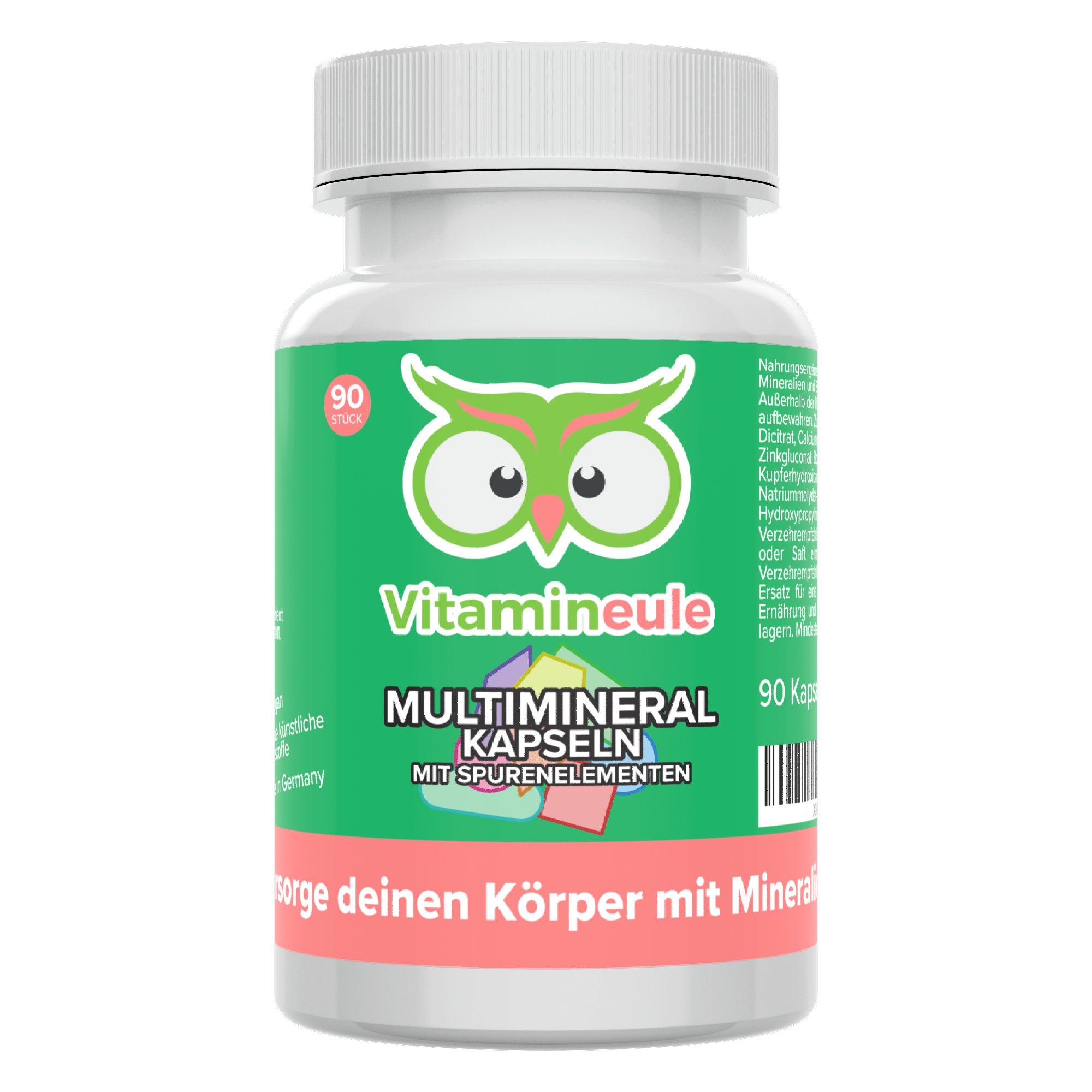 Multimineral Kapseln - wichtige Mineralien & Spurenelemente - Kapsel