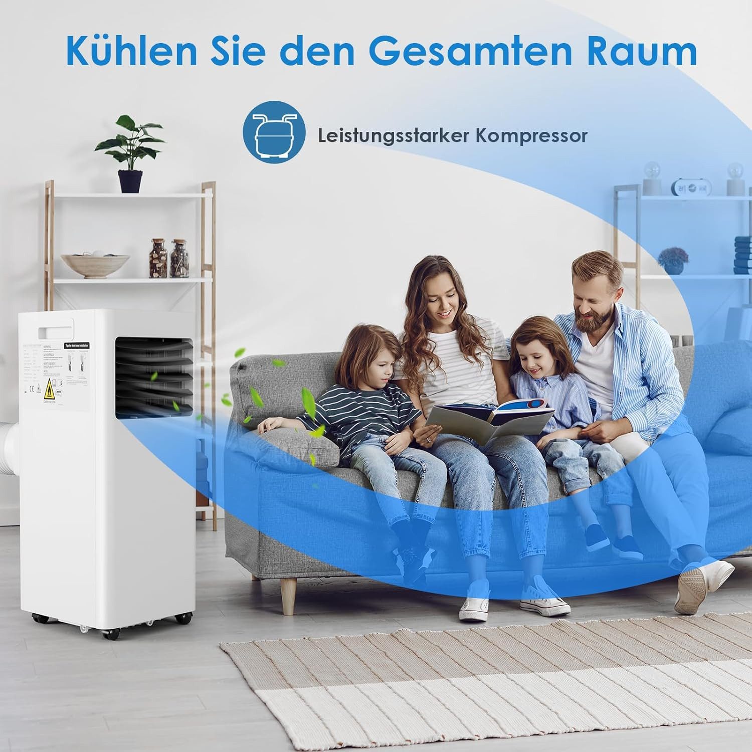 TLGREEN Klimagerät Mobile Klimaanlage 9000 BTU,4-in-1 günstig online kaufen
