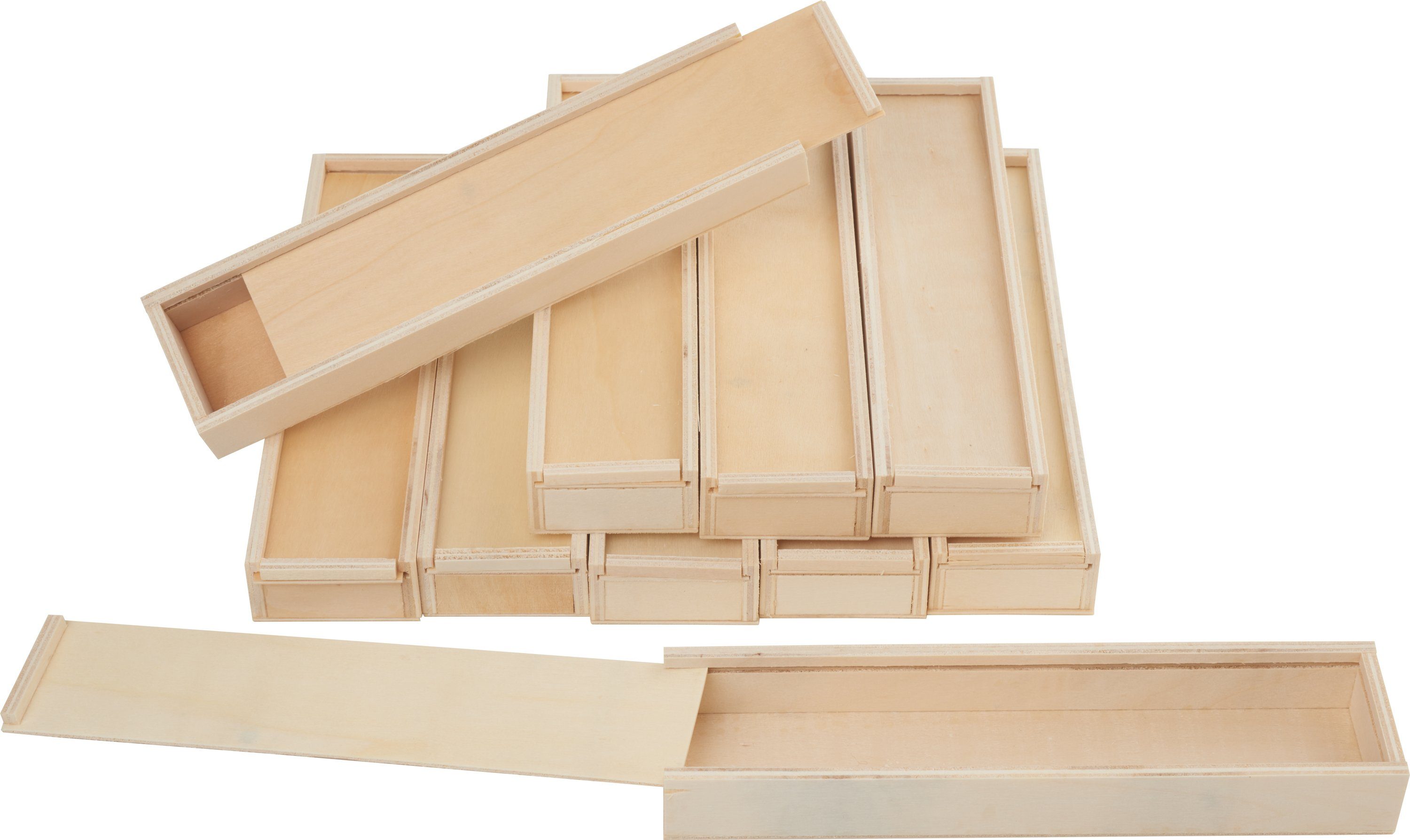 VBS XXL Aufbewahrungsbox ignore, mit Schiebedeckel, 10 Stück